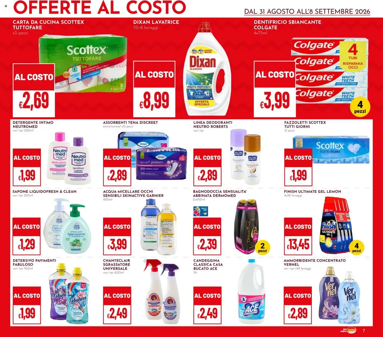 Iper Pan & Superpan: Offerte al Costo da 31 agosto a 8 settembre di 2026 - Pagina del volantino 7