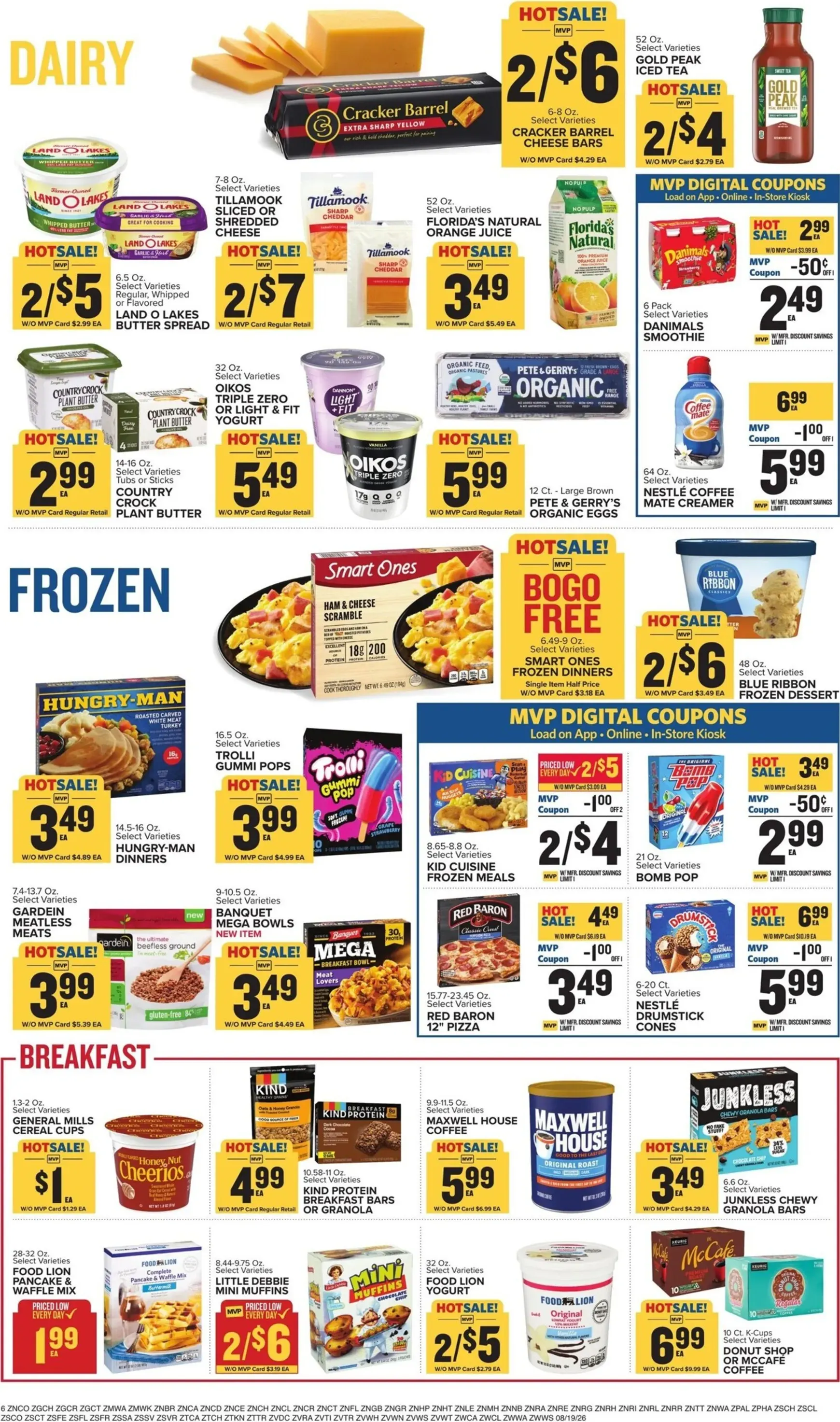 Weekly promotion Current Food Lion leaflet valid from Wednesday 08/19/2026 to Tuesday 08/25/2026 spanning from August 19 to August 25 2026 - Page 12 for Catalogue 365