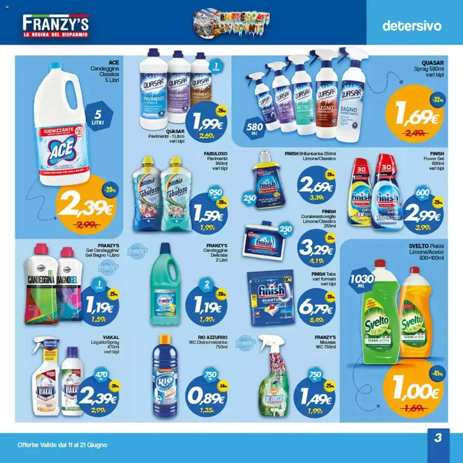Franzy's volantino dal 11/06/2026 - online Offerte da 11 giugno a 21 giugno di 2026 - Pagina del volantino 3