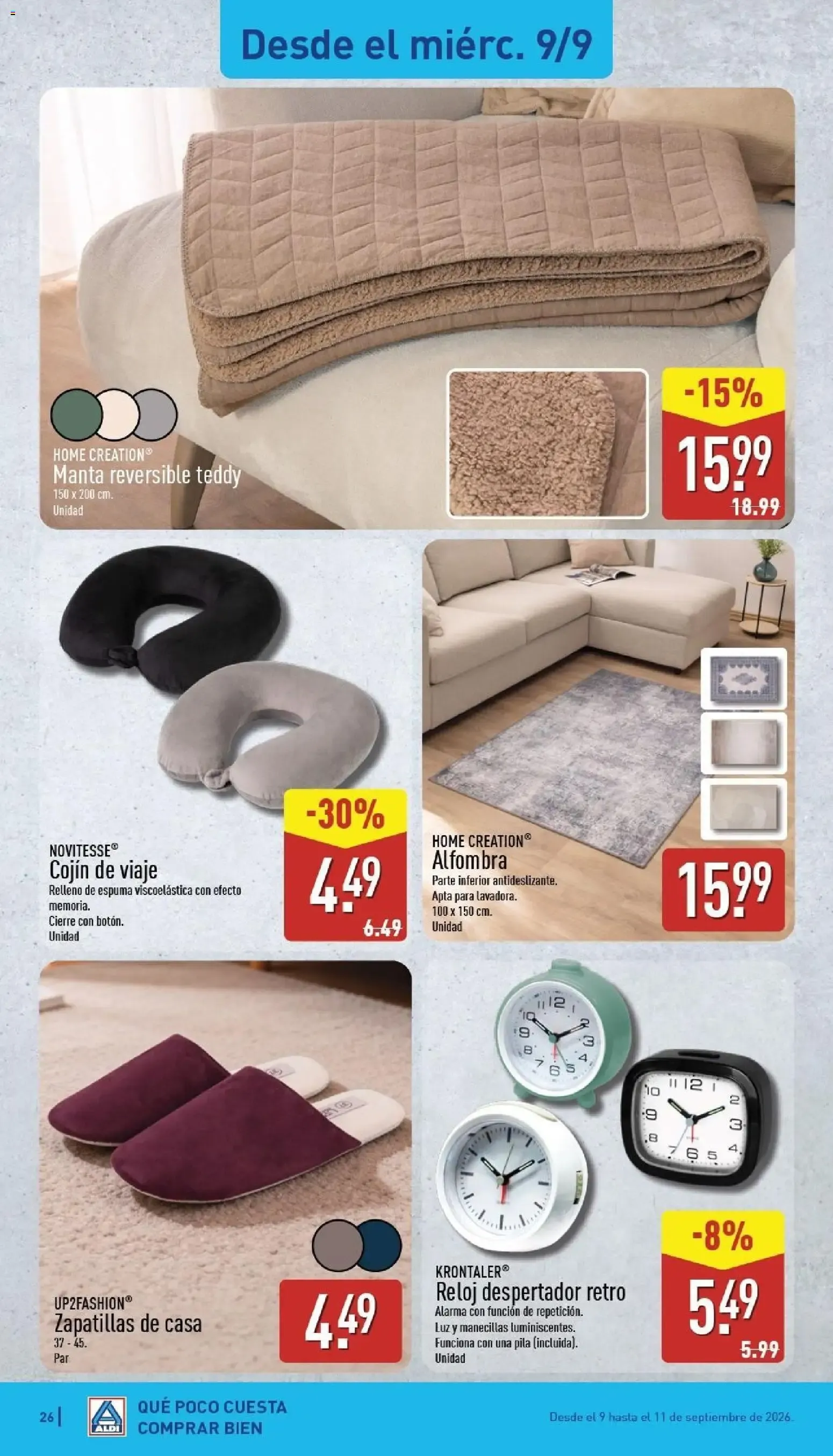 Catálogo de Aldi folleto Canarias del 07/09/2026 | Catálogo 7 de septiembre al 13 de septiembre 2026 - Página 26