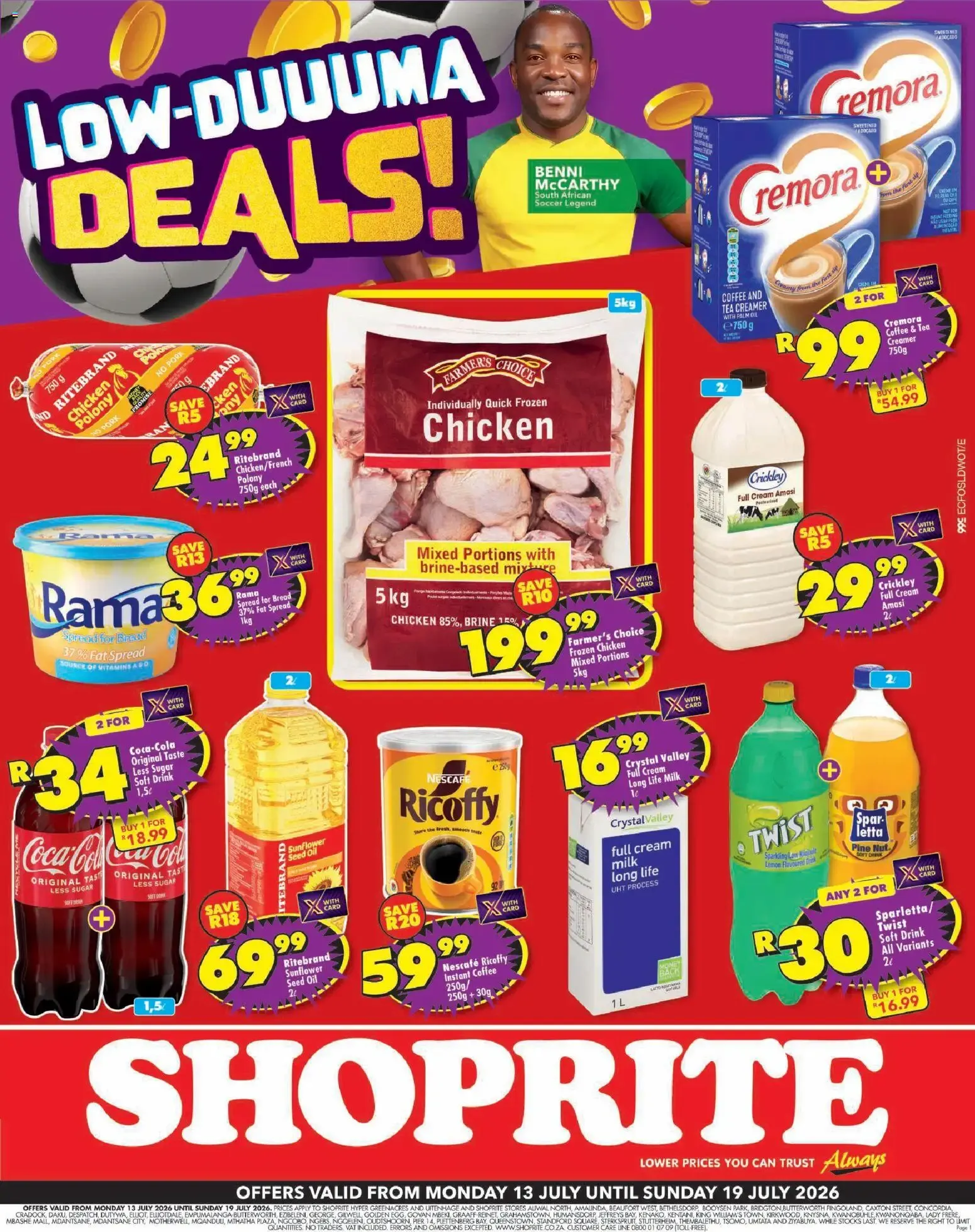 Shoprite - Eastern Cape - Low Price Lowduuuma (13/07/2026 - 19/07/2026) → Online Catalogue from 13 July to 19 July 2026 - Catalogue Page 1