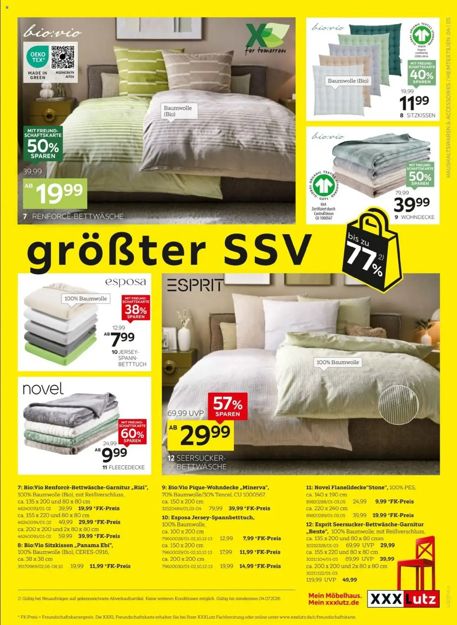 XXXLutz Deutschlands größter SSV 20% GESCHENKT von 20. Juni bis 4. Juli 2026 - Prospekt seite 5