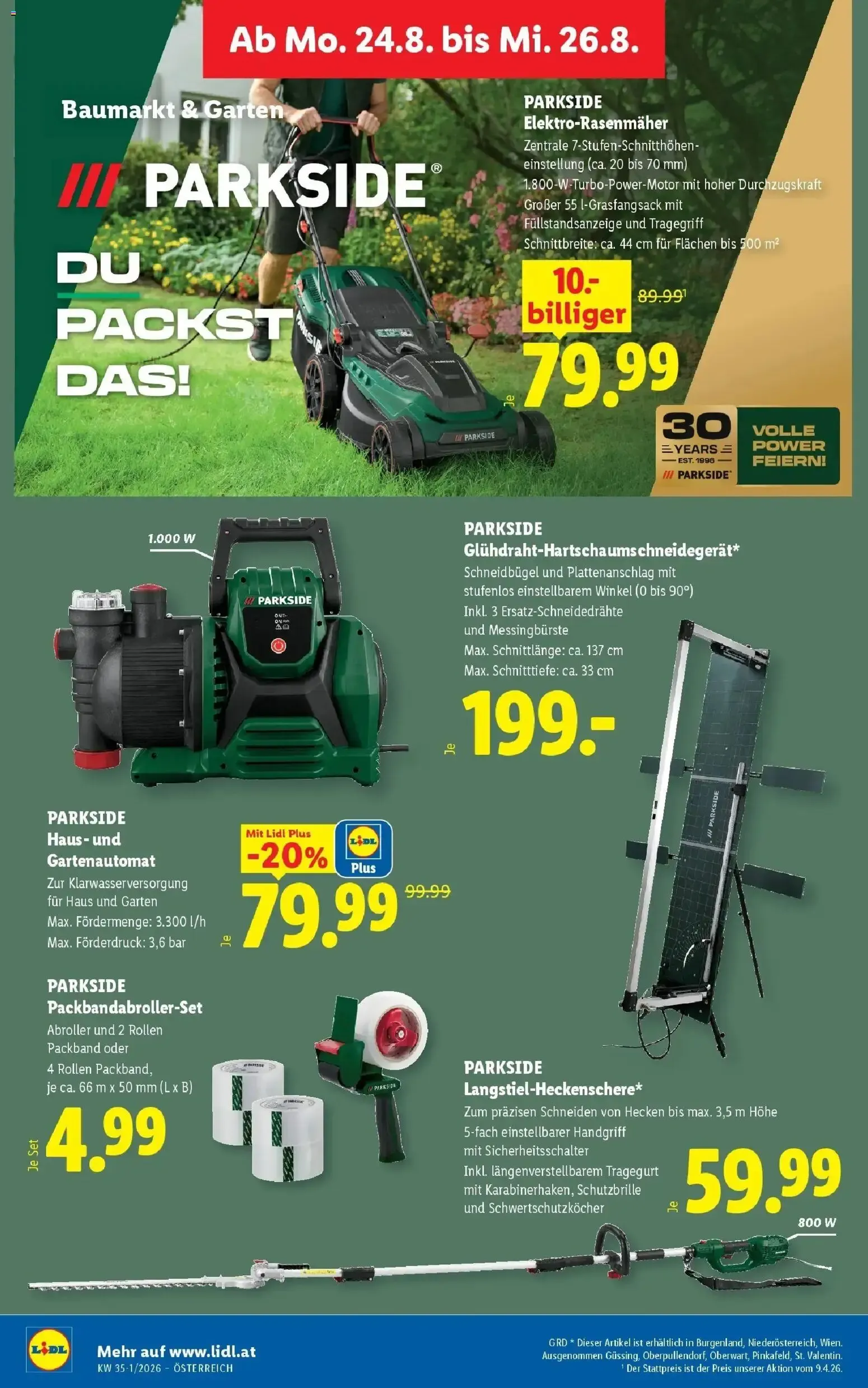 Lidl Plus - Österreichs günstigste Preise von 20. August bis 22. August 2026 - Flugblätt seite  33