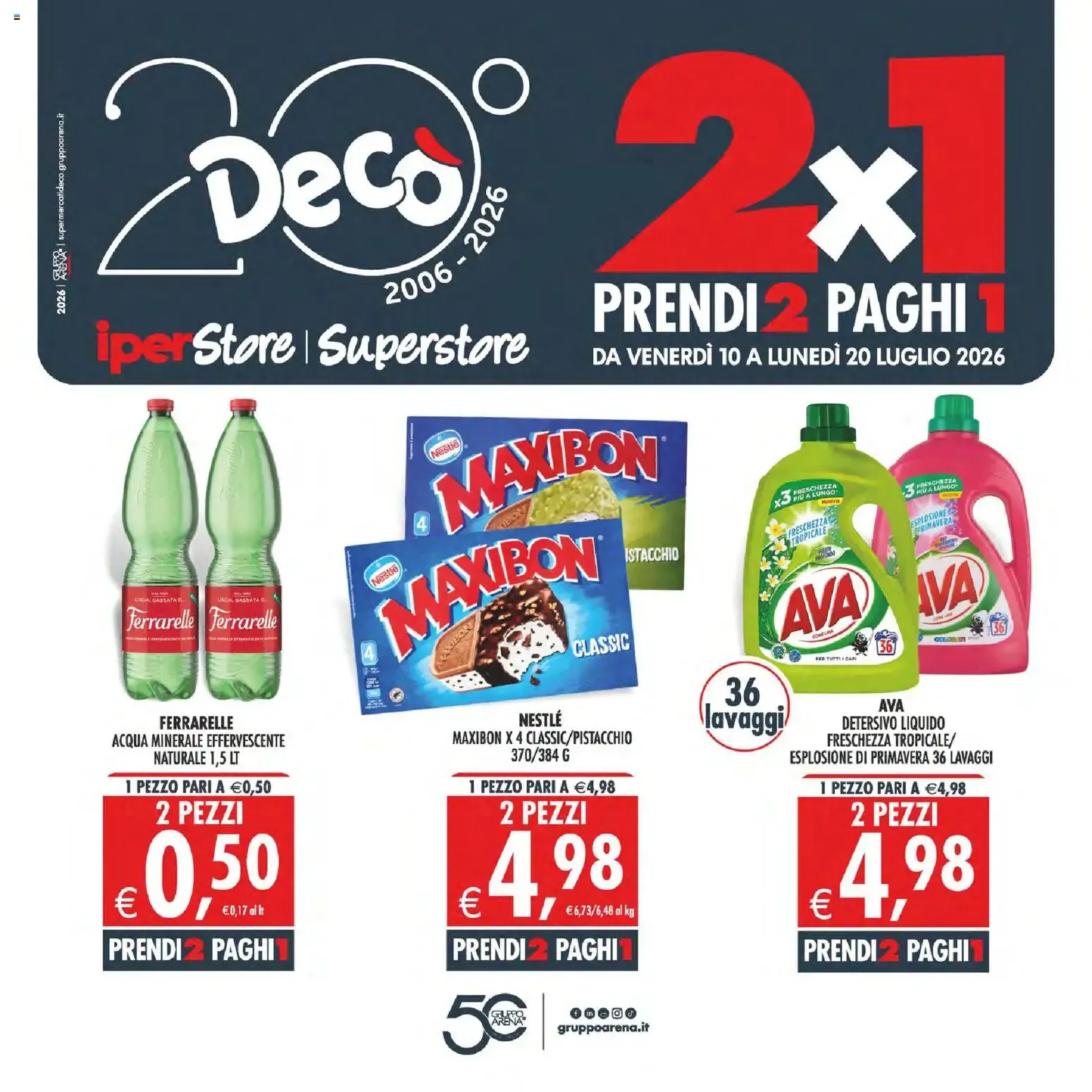 Nuovo Decò volantino iperStore, Superstore dal 10/07/2026 > offerte anteprima 🛍️ da 10 luglio a 20 luglio di 2026 - Pagina del volantino 1