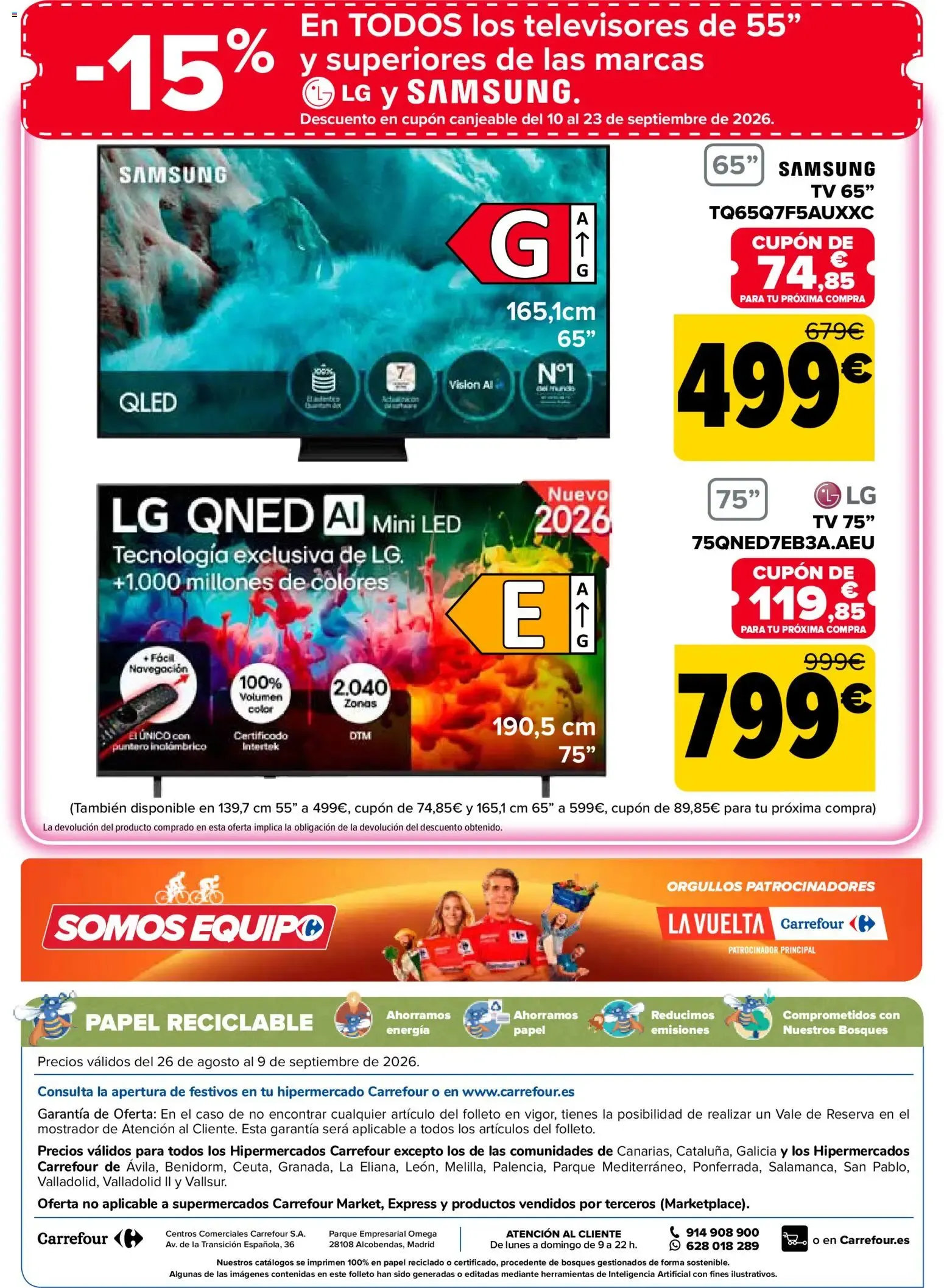 Catálogo de Carrefour folleto del 26/08/2026 | Catálogo 26 de agosto al 9 de septiembre 2026 - Página 95