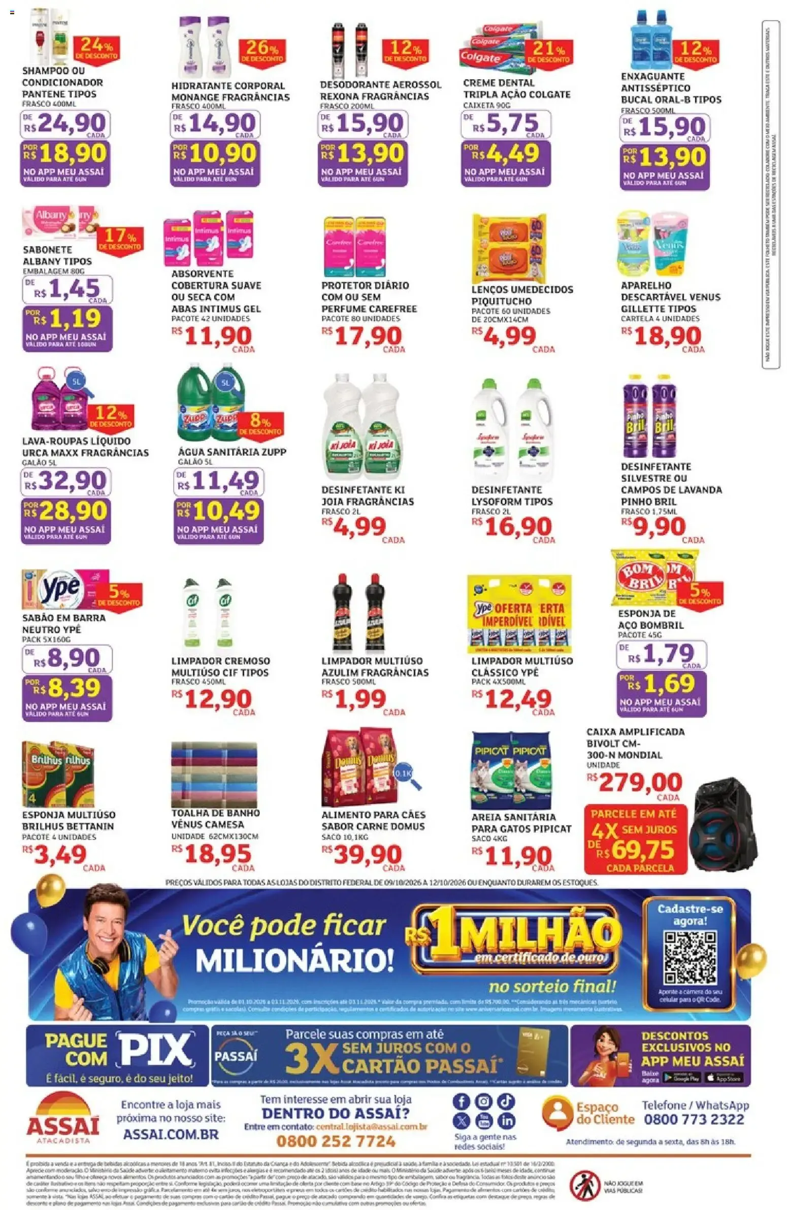 Encarte de EconomizaSSO de Aniversário Assaí Atacadista 9 de outubro até 12 de outubro 2026 - Pagina 4
