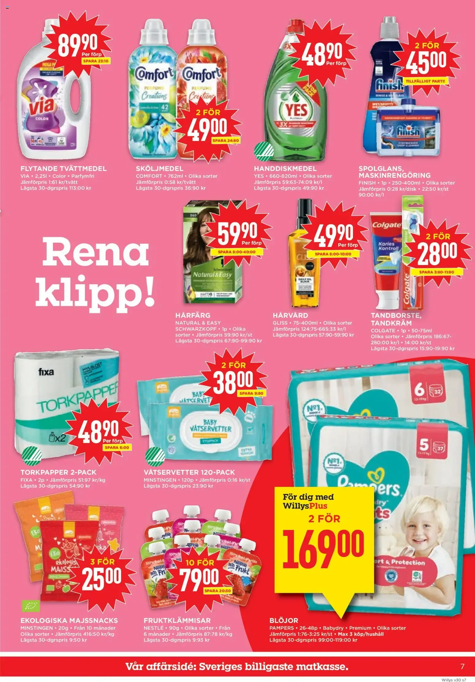 Willys erbjudanden från 20/07/2026 - 26/07/2026 > Reklamblad nuvarande rabatter från 20 juli till 26 juli 2026 - Reklamblad sidor 7