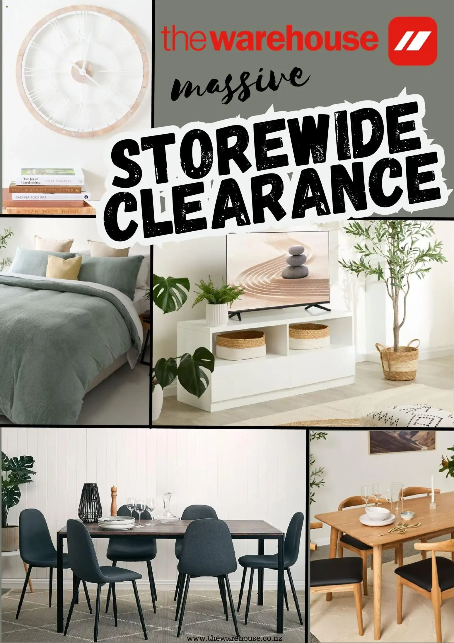 The Warehouse massive Storewide Clearance from 22 July to 19 August 2026 - Catalogue Page 1