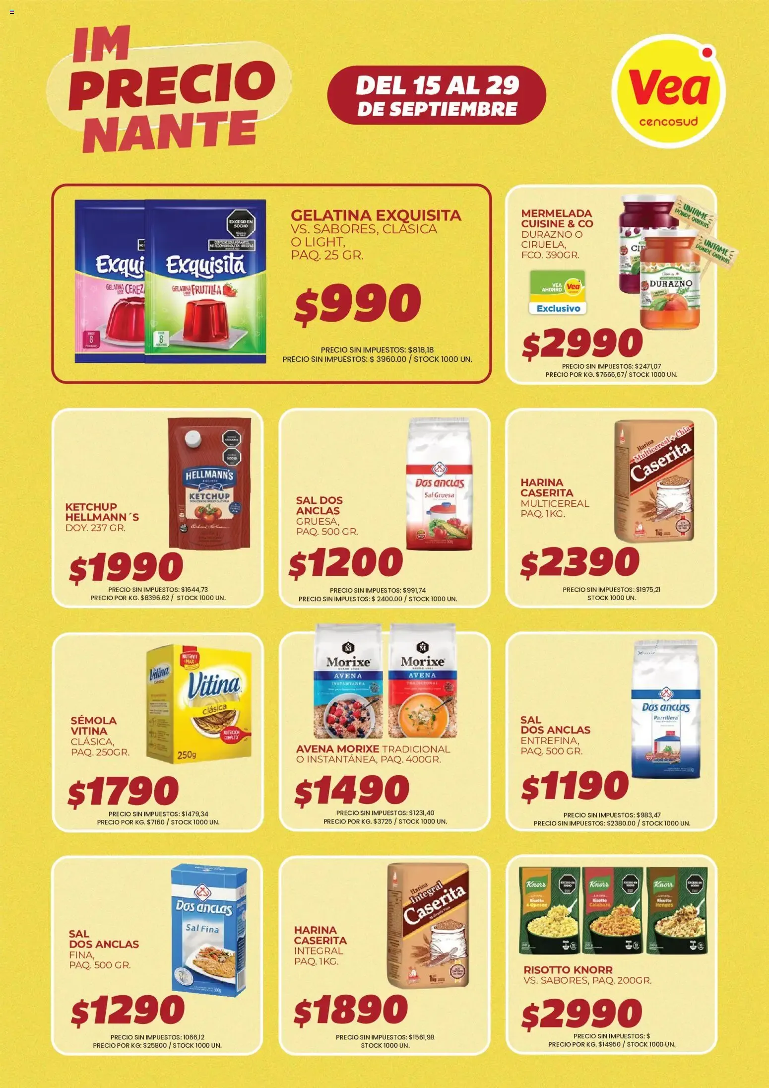 Ofertas de Vea Precio Nante del 15 al 29 de Septiembre 15 de septiembre al 29 de septiembre 2026 - Página 4 del catálogo