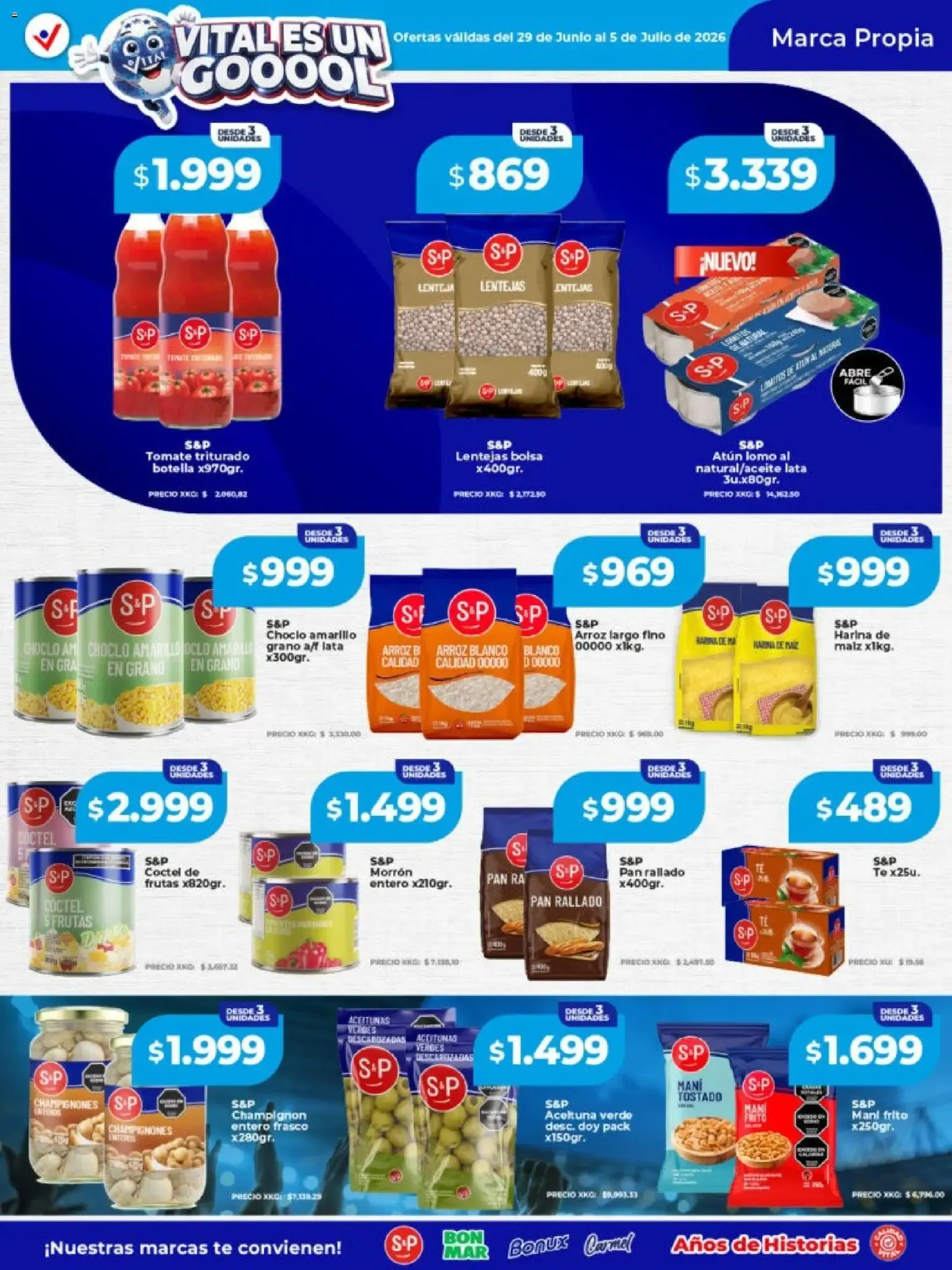 Ofertas de Vital - Especial nuestras marcas || del 29/06/2026 - 05/07/2026 || Catálogo 29 de junio al 5 de julio 2026 - Página 2 del catálogo