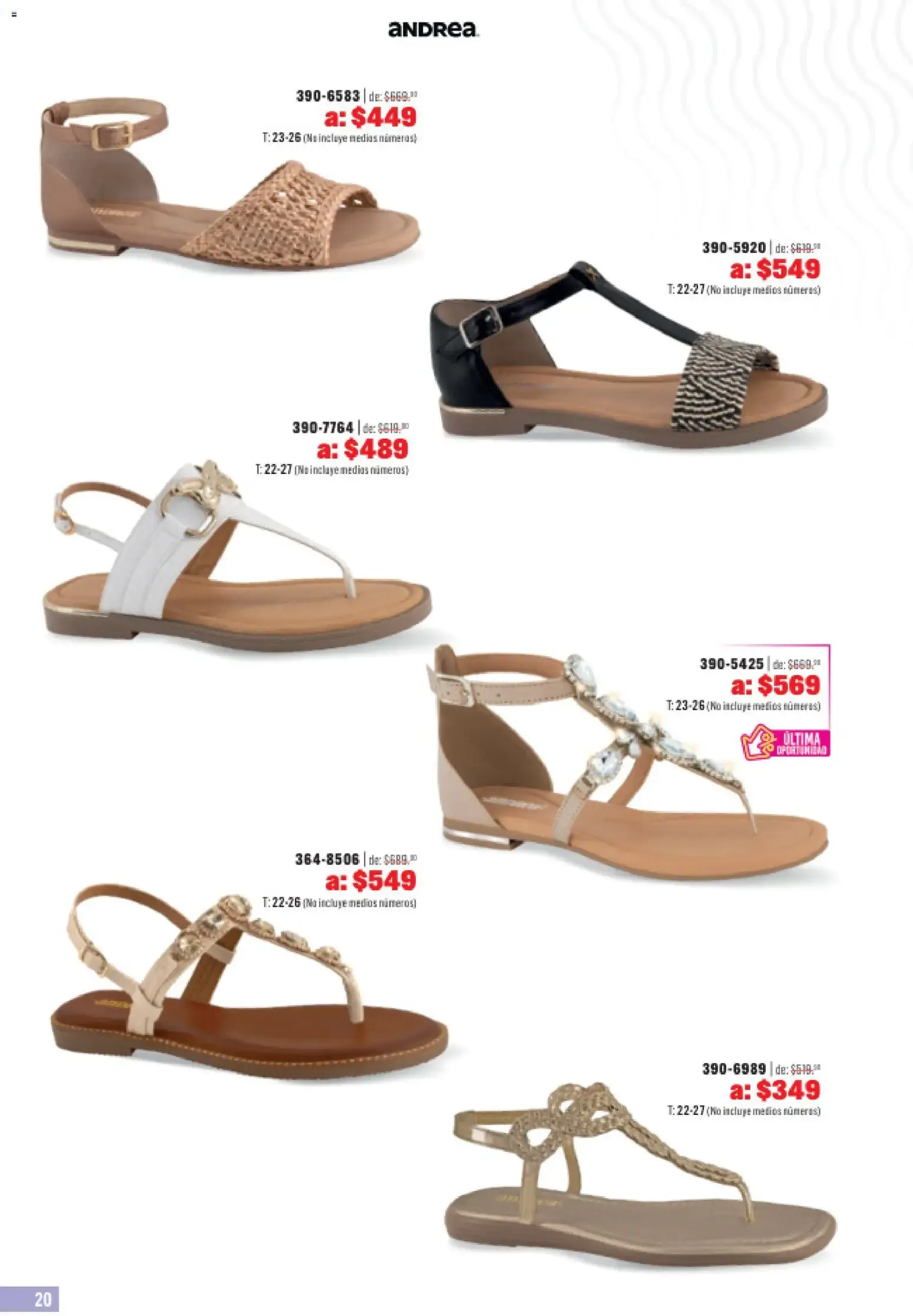 Catálogo de Andrea + Outlet Liquidación Primavera 31 de mayo al 25 de julio 2026 - Pagina 20