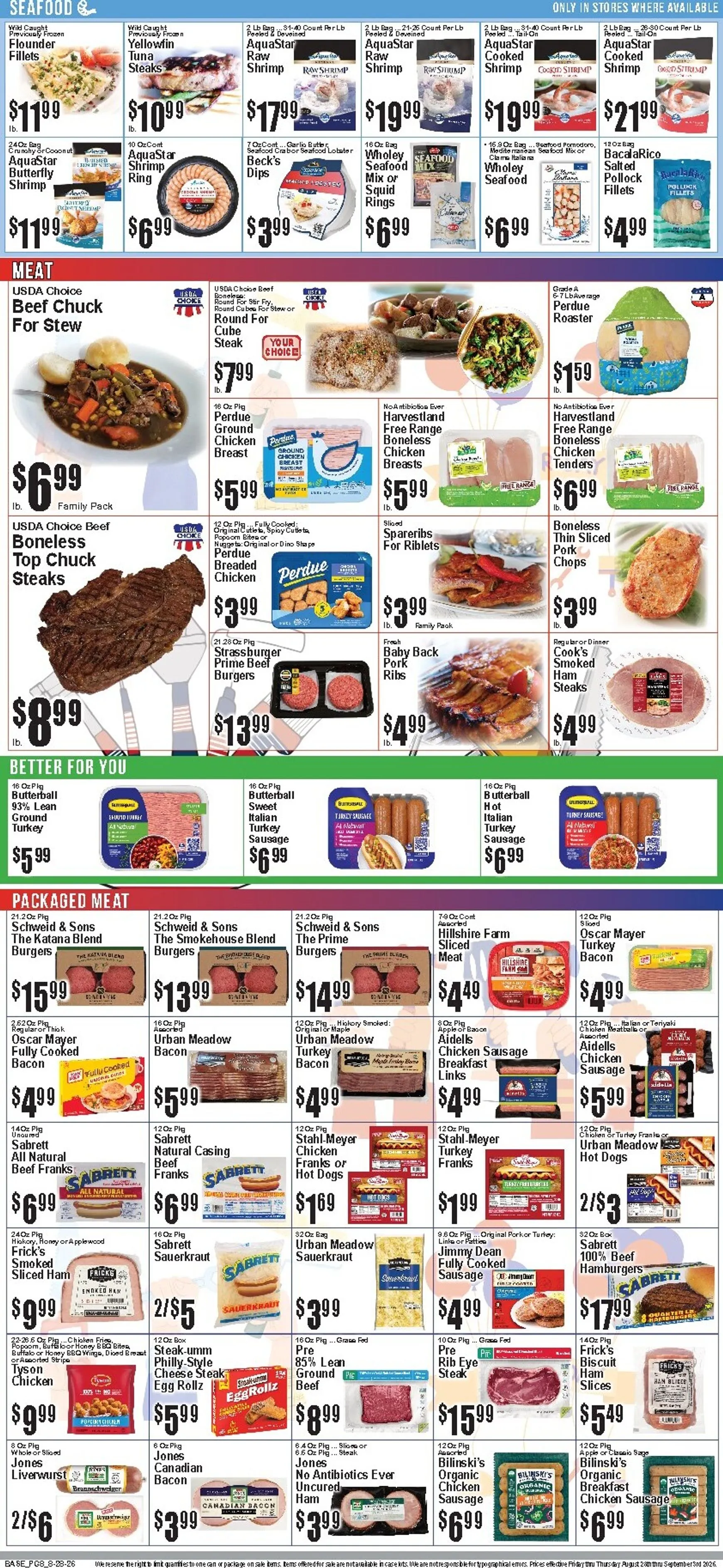Weekly ad Current Food Universe leaflet valid from Friday 08/28/2026 to Thursday 09/03/2026 from August 28 to September 3 2026 - Page 9