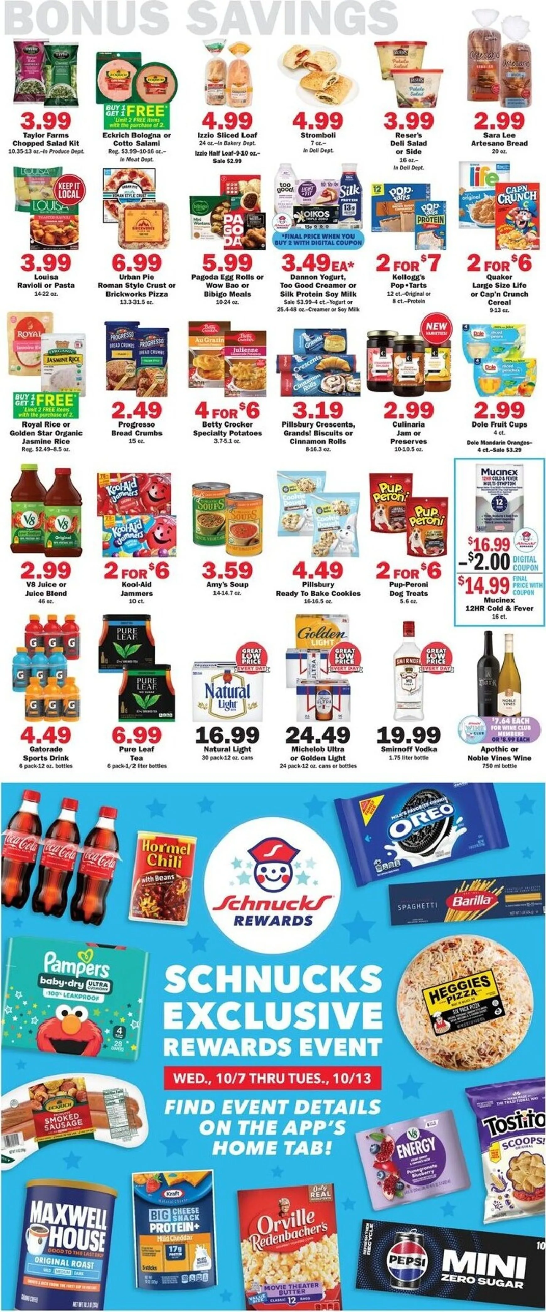 Weekly ad Current Schnucks leaflet valid from Wednesday 10/07/2026 to Tuesday 10/13/2026 from October 7 to October 13 2026 - Page 5