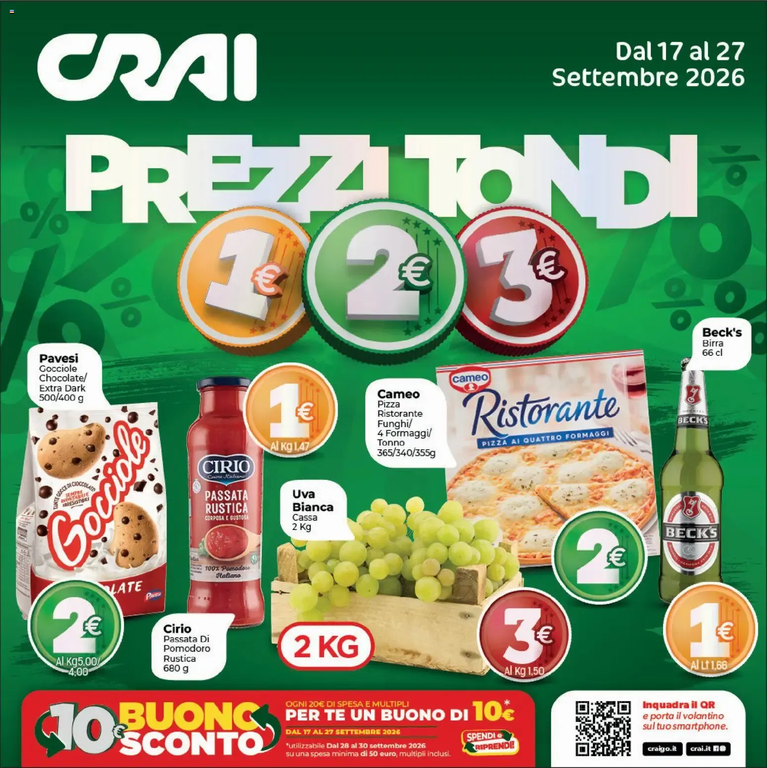 PREZZI TONDI da 17 settembre a 27 settembre di 2026 - Pagina del volantino 1