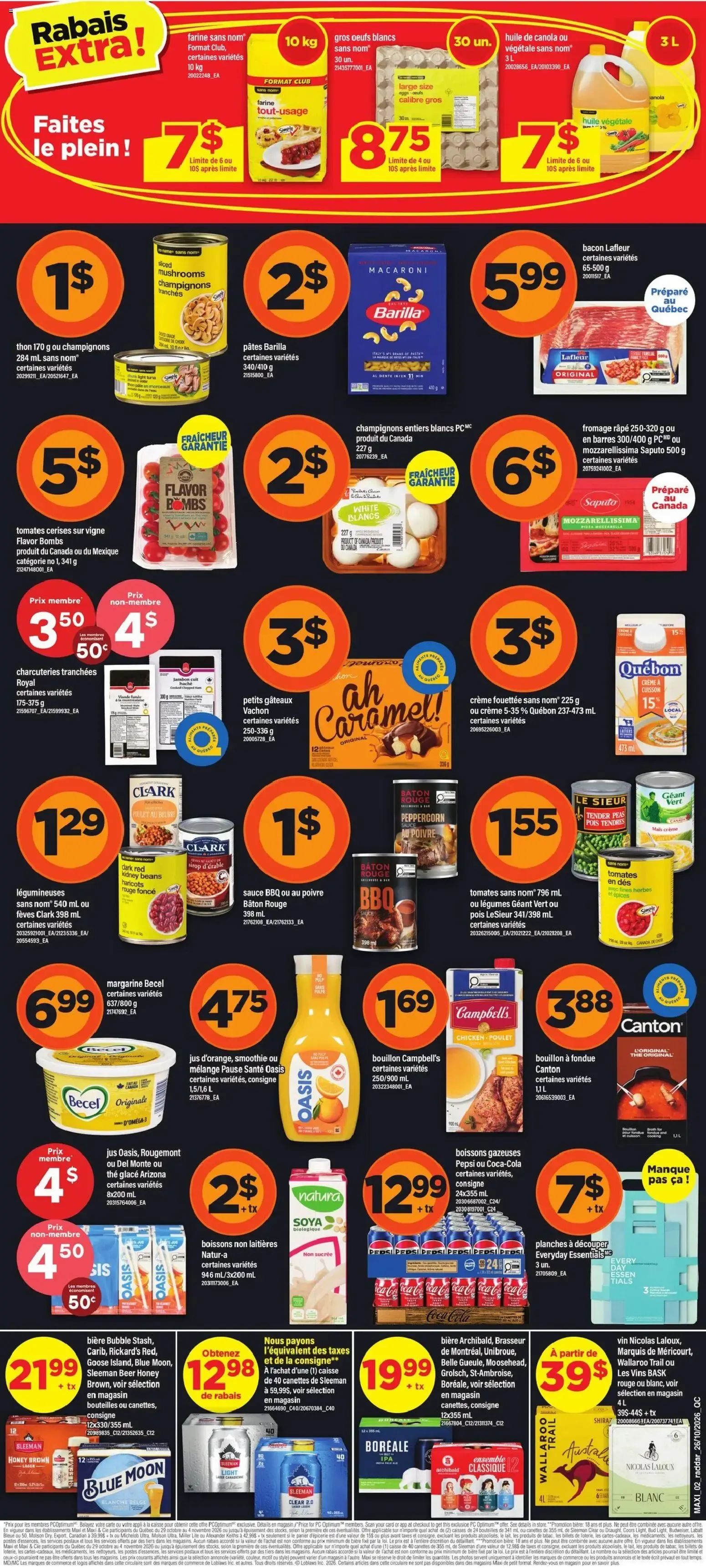 Maxi weekly flyer / circulaire from Oct 29, 2026 > weekly specials & deals from October 29 to November 4 2026 - flyer page 2