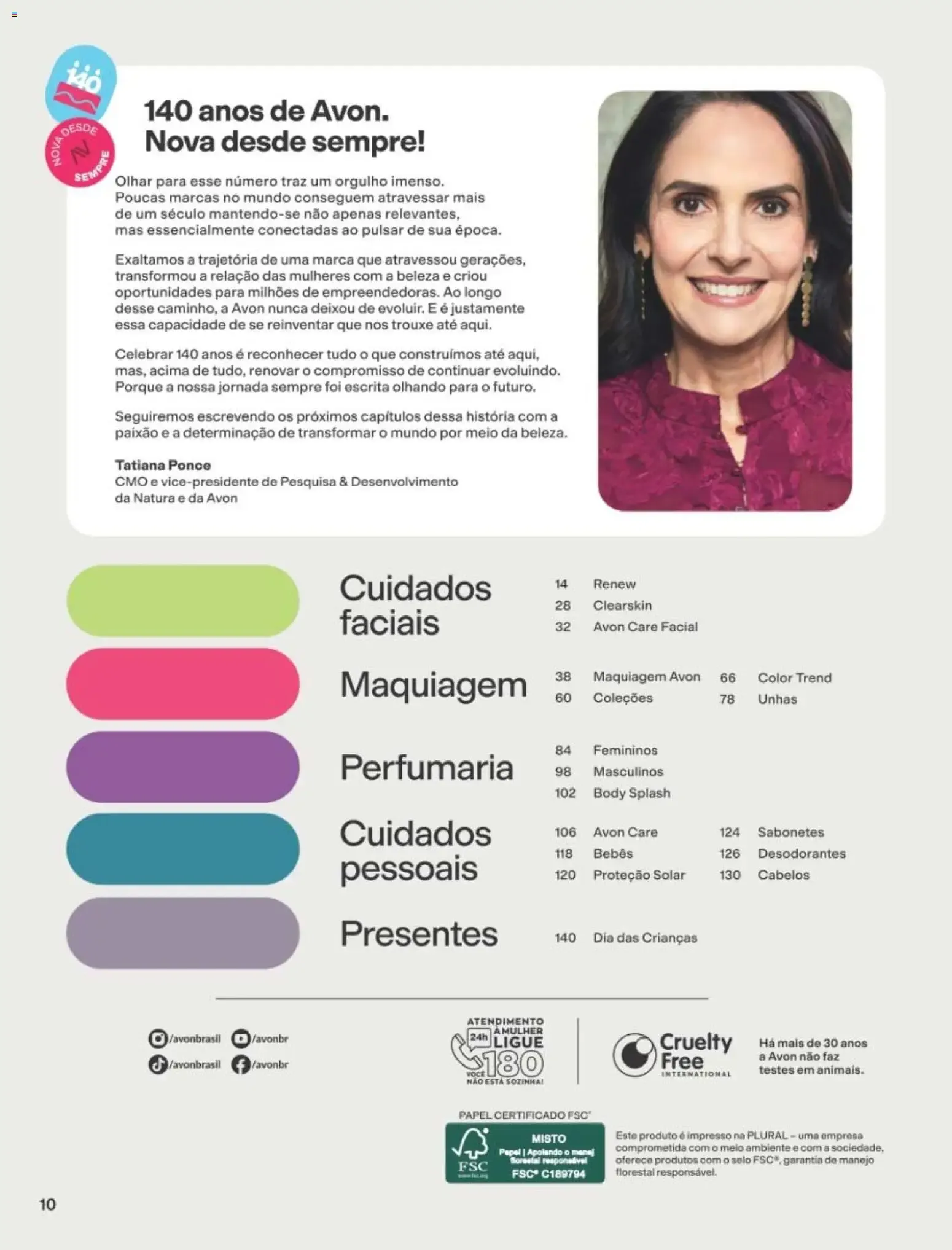 Encarte de Avon - Novo Sérum Lip Gloss - Ciclo 15/2026 21 de setembro até 12 de outubro 2026 - Pagina 10