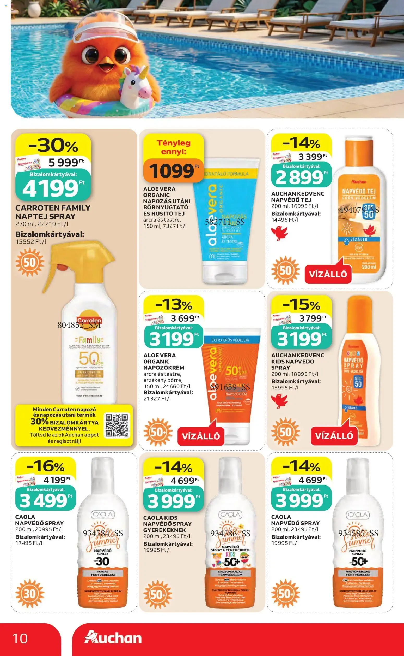 Katalógus Auchan Nyári extra ajánlataink - 2026.06.11. -tól/töl > akció, lapozható szórólap 🛍️ június 11.-tól július 1.-ig 2026. - Oldal 10