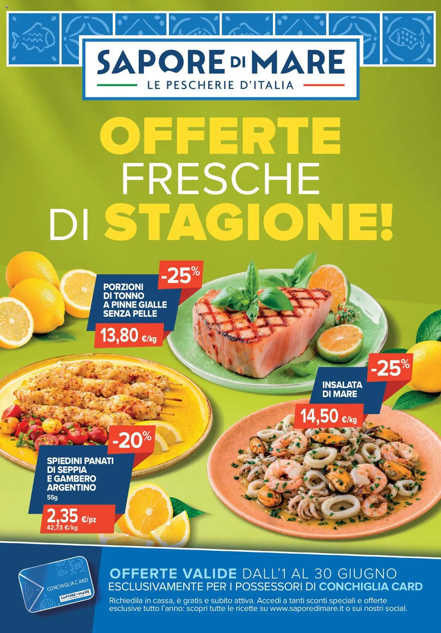 Sapore di Mare: Offerte Fresche di Stagione da 1 giugno a 30 giugno di 2026 - Pagina del volantino 1