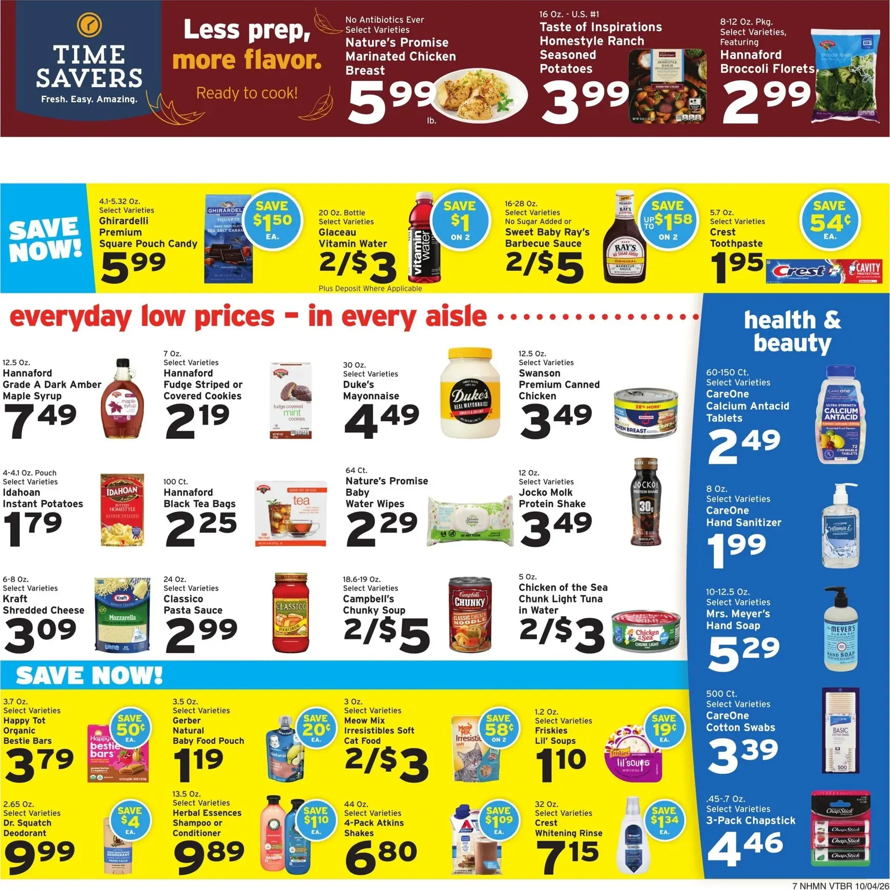 Weekly ad Current Hannaford leaflet valid from Sunday 10/04/2026 to Saturday 10/10/2026 from October 4 to October 10 2026 - Page 7