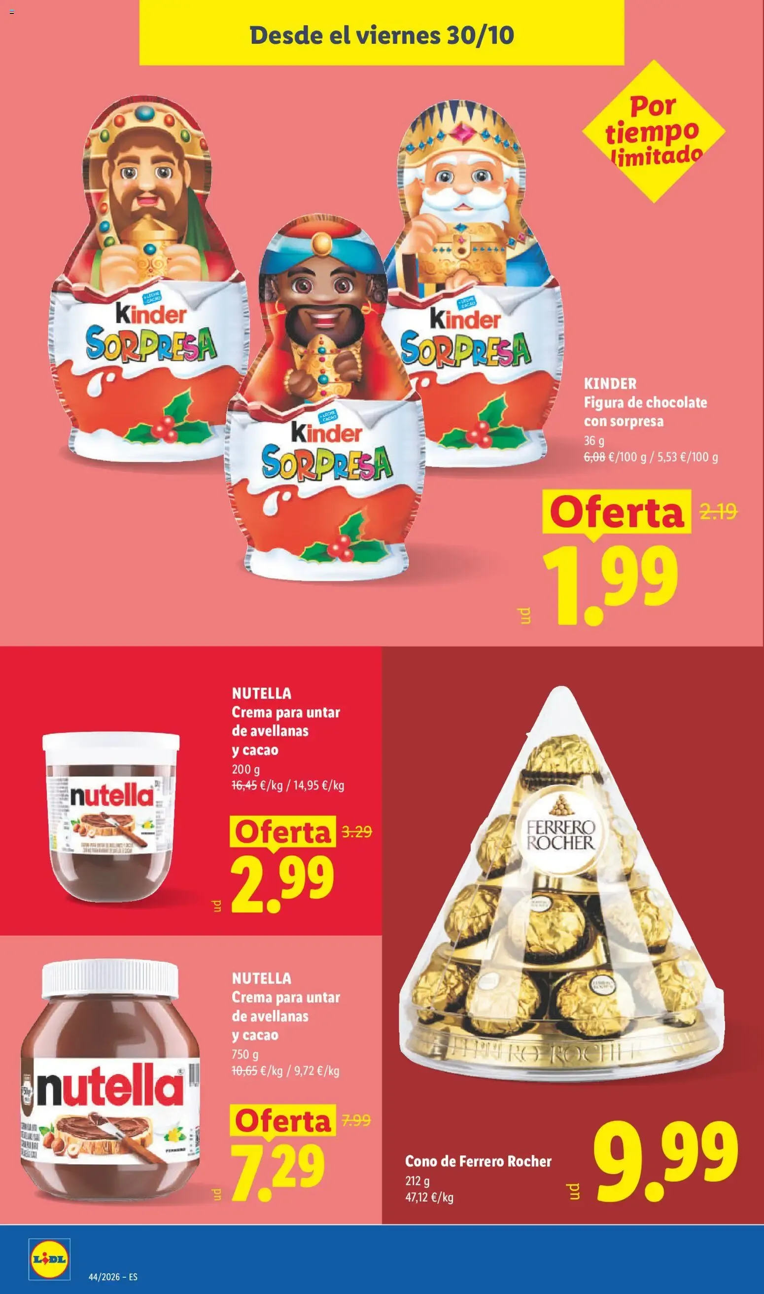Catálogo de Lidl folleto del 26/10/2026 | Ofertas 26 de octubre al 1 de noviembre 2026 - Página 44