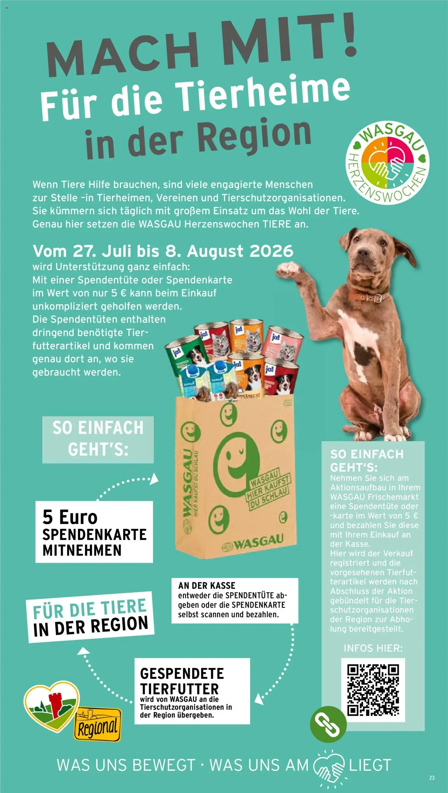 Wasgau Prospekt (ab 27.07.2026) zum Blättern von 27. Juli bis 1. August 2026 - Prospekt seite 23
