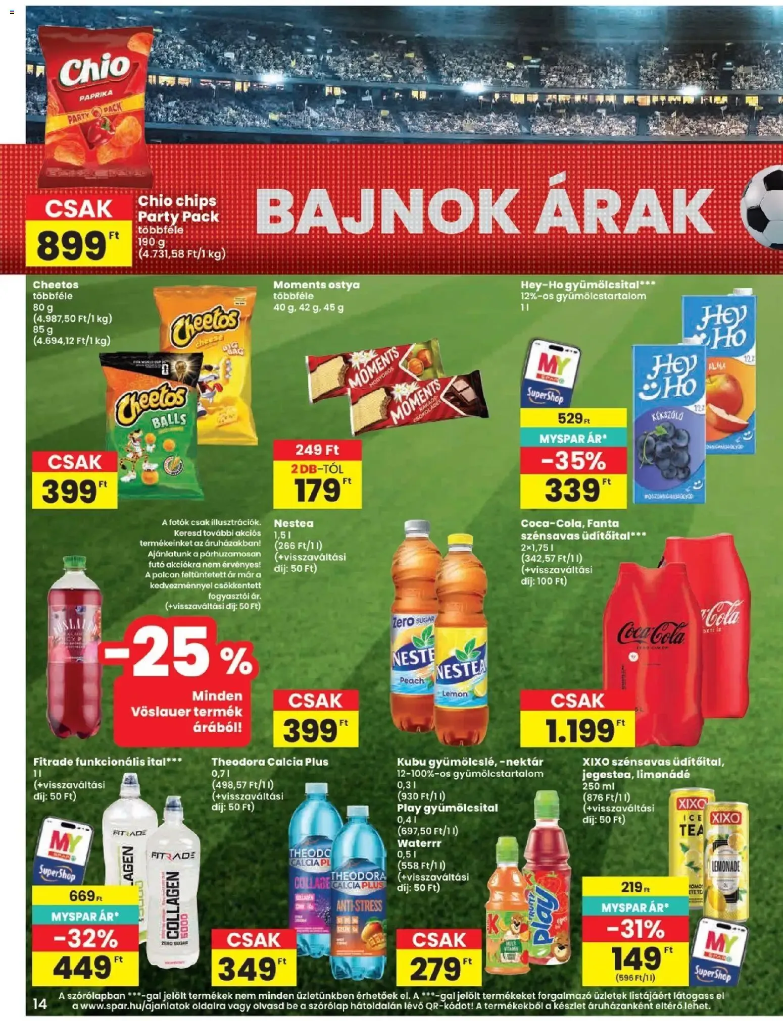 Katalógus Spar Szülinapi akciók és szuper árak! június 25.-tól július 1.-ig 2026. - Oldal 14