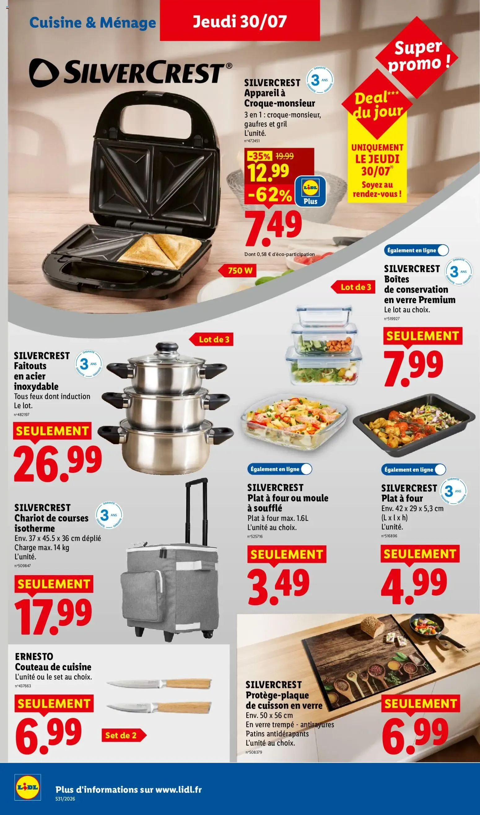 LIDL L'été des Marques du 30 juillet au 5 août 2026 - Catalogue page 32