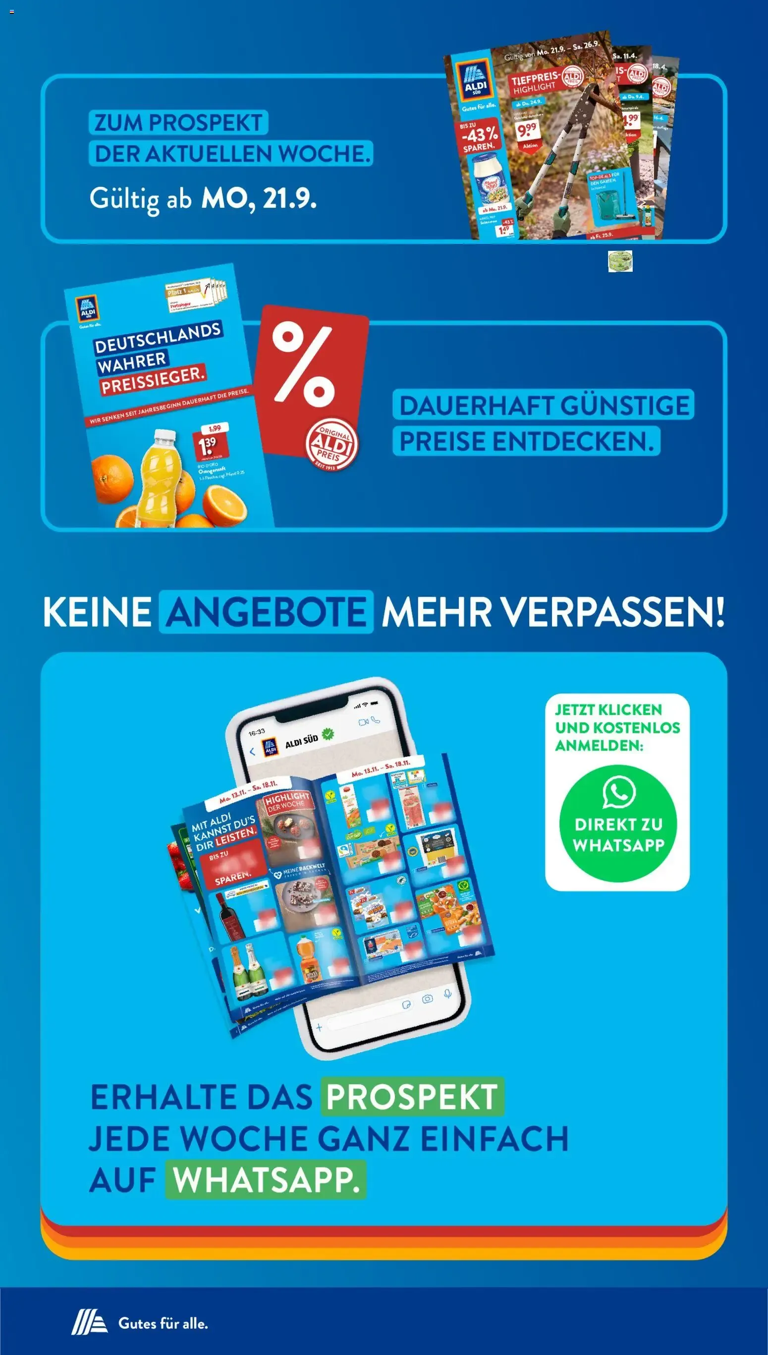 Aldi Süd Tiefpreis-Highlight von 5. Oktober bis 10. Oktober 2026 - Prospekt seite 21