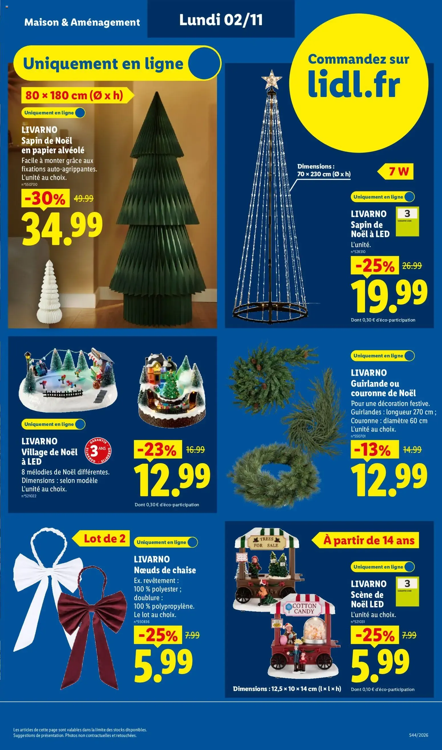 LIDL: Faites briller les fêtes à prix minis ! du 29 octobre au 4 novembre 2026 - Catalogue page 50