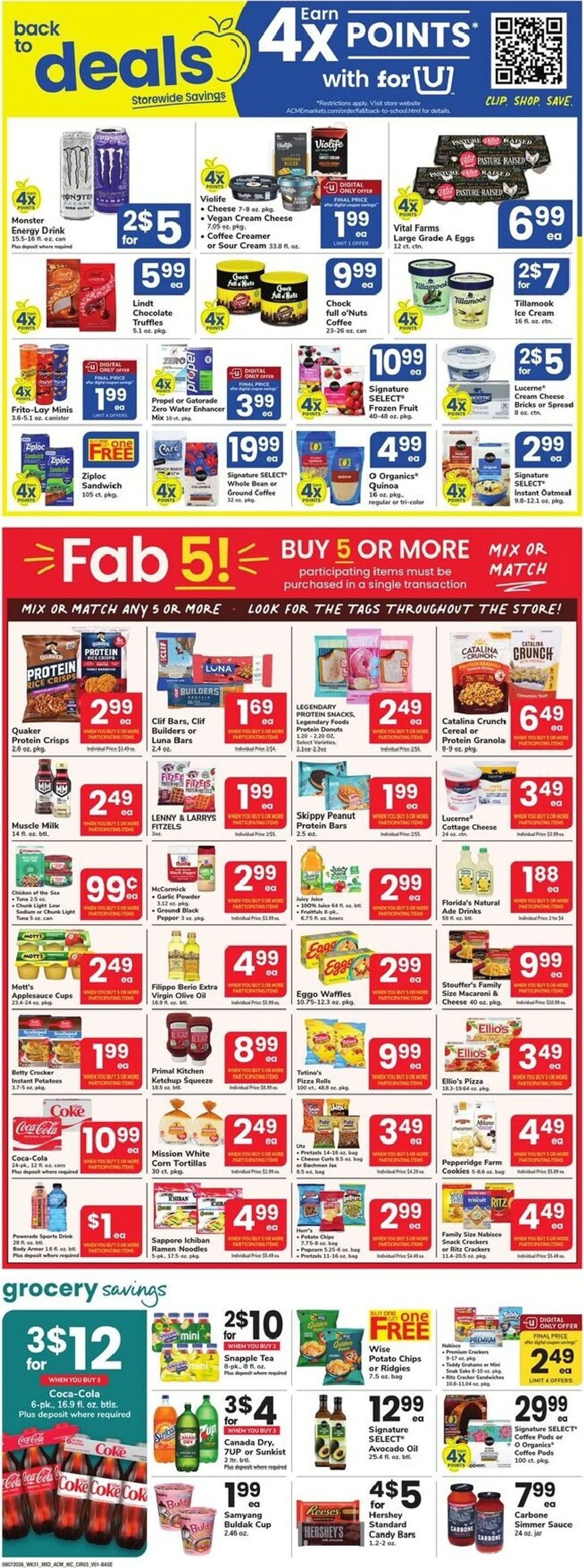 Weekly ad Current ACME leaflet valid from Friday 08/07/2026 to Thursday 08/13/2026 from August 7 to August 13 2026 - Page 3