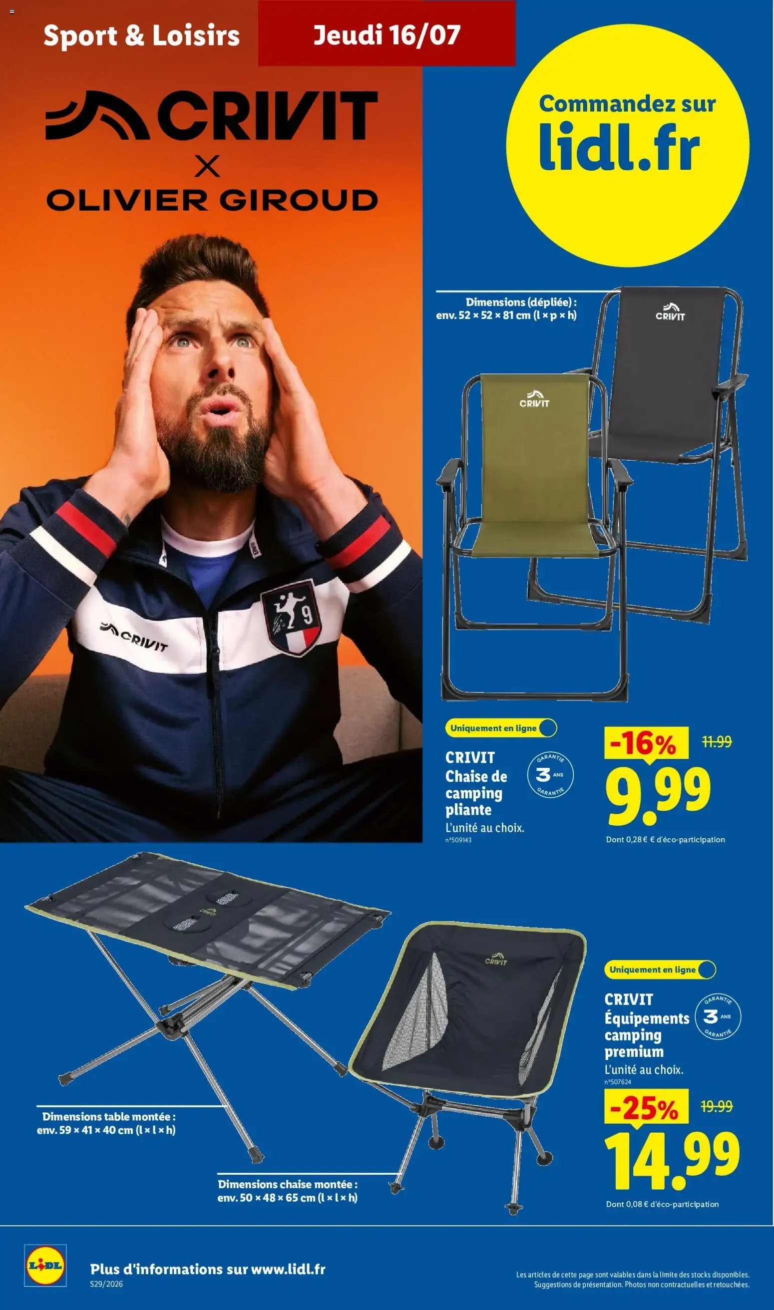 Lidl - L'Été Imbattable du 16 juillet au 22 juillet 2026 - Catalogue page 38