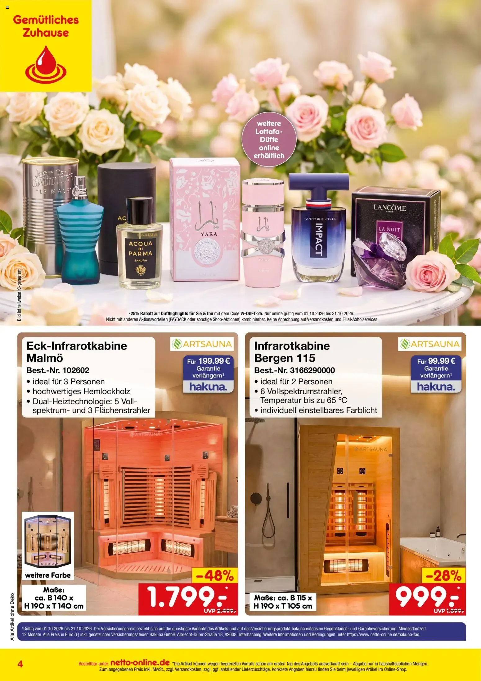 Netto Marken-Discount Online-Angebote Oktober (ab 01.10.2026) » Angebote van 1 oktober tot 31 oktober 2026 - Folder pagina 4