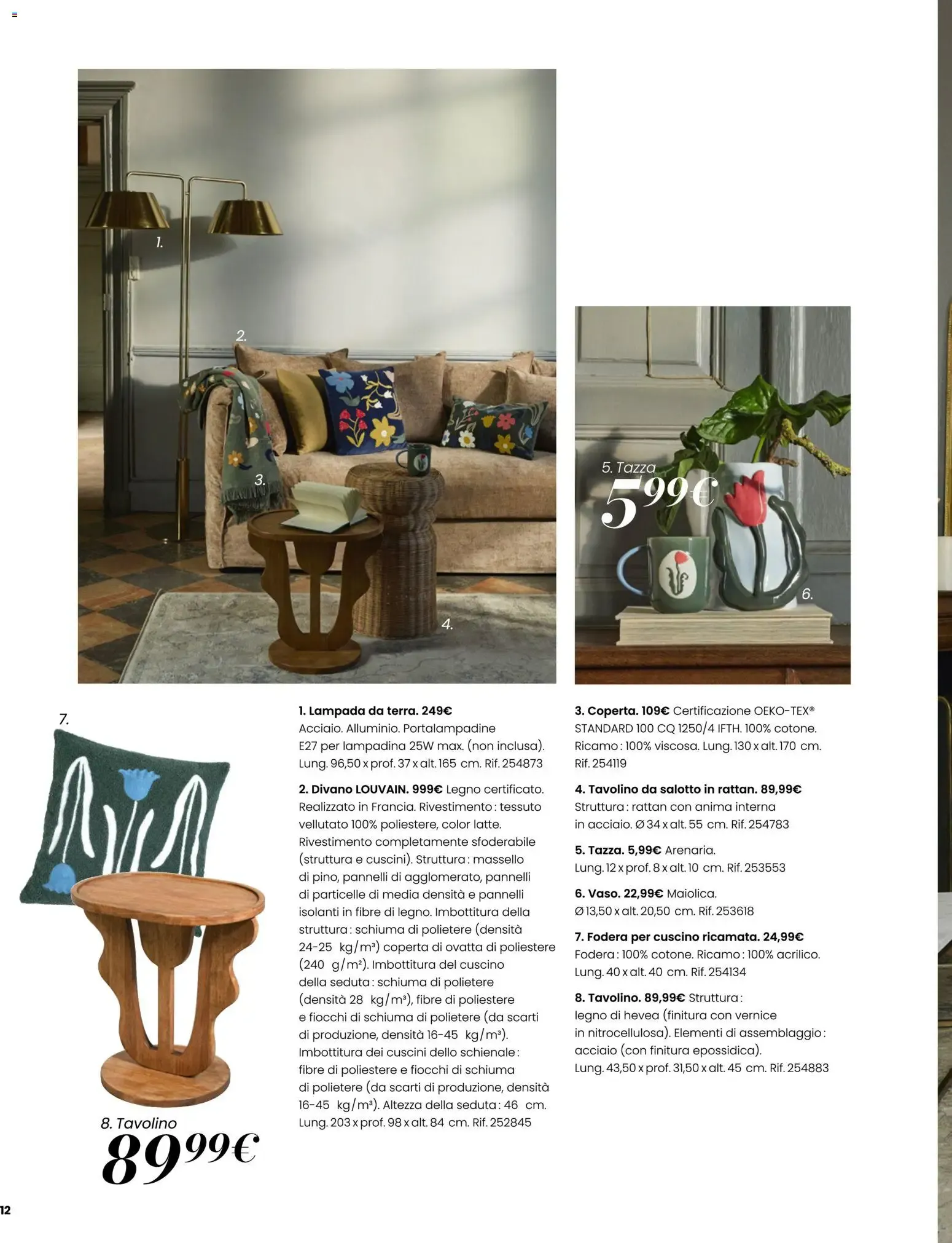 MAISONS DU MONDE PERCORSI INTERIORI COLLEZIONE AUTUNNO-INVERNO 2026 da 23 settembre a 20 marzo di 2027 - Pagina del volantino 12