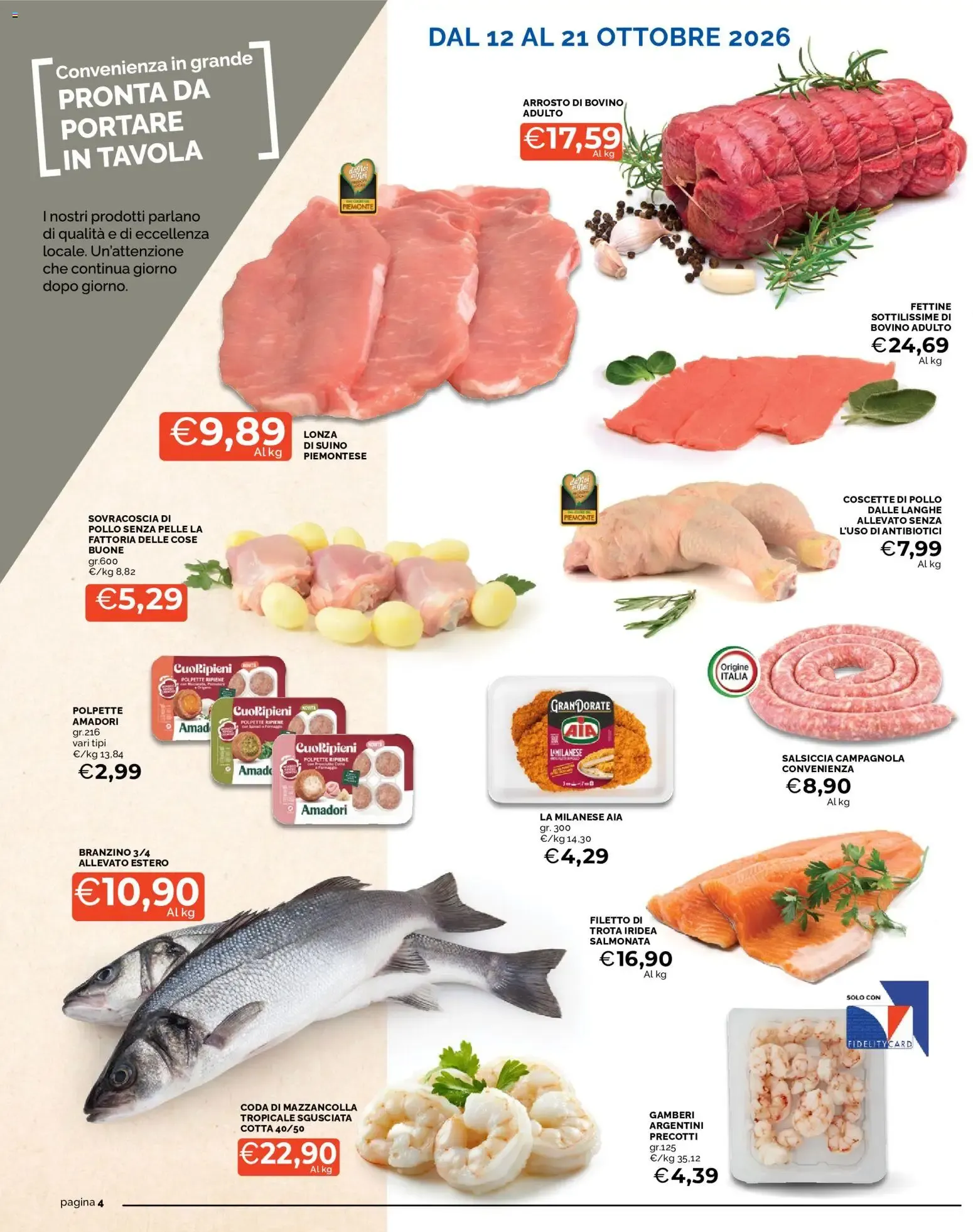 Mercatò volantino dal 12/10/2026 - online Offerte da 12 ottobre a 21 ottobre di 2026 - Pagina del volantino 4