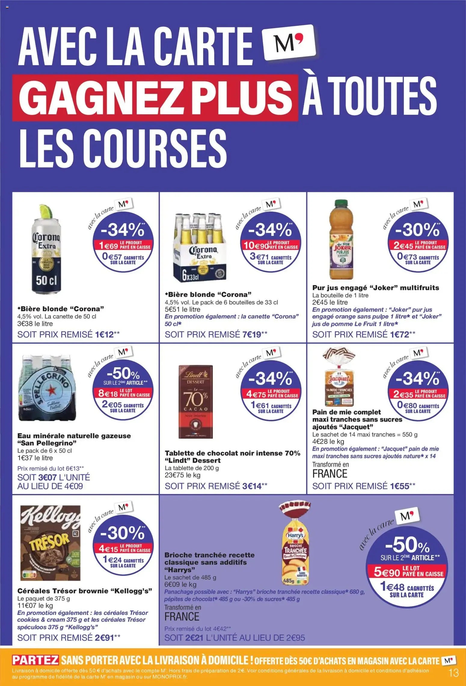 Monoprix: Hasta -50% en el 2do producto de una selección de productos mediterráneos du 2 juin au 14 juin 2026 - Catalogue page 13