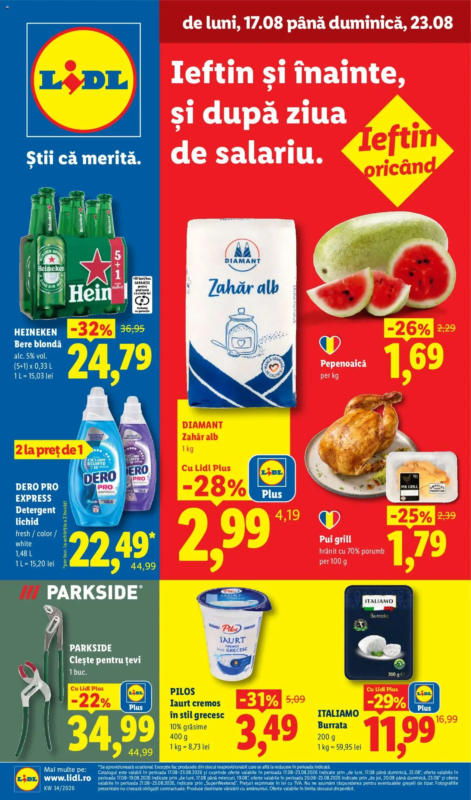 Catalog Catalog LIDL 17.08.2026 - Oferta și Revista online de la 17 august până la 23 august 2026 - Revista Pagina 1