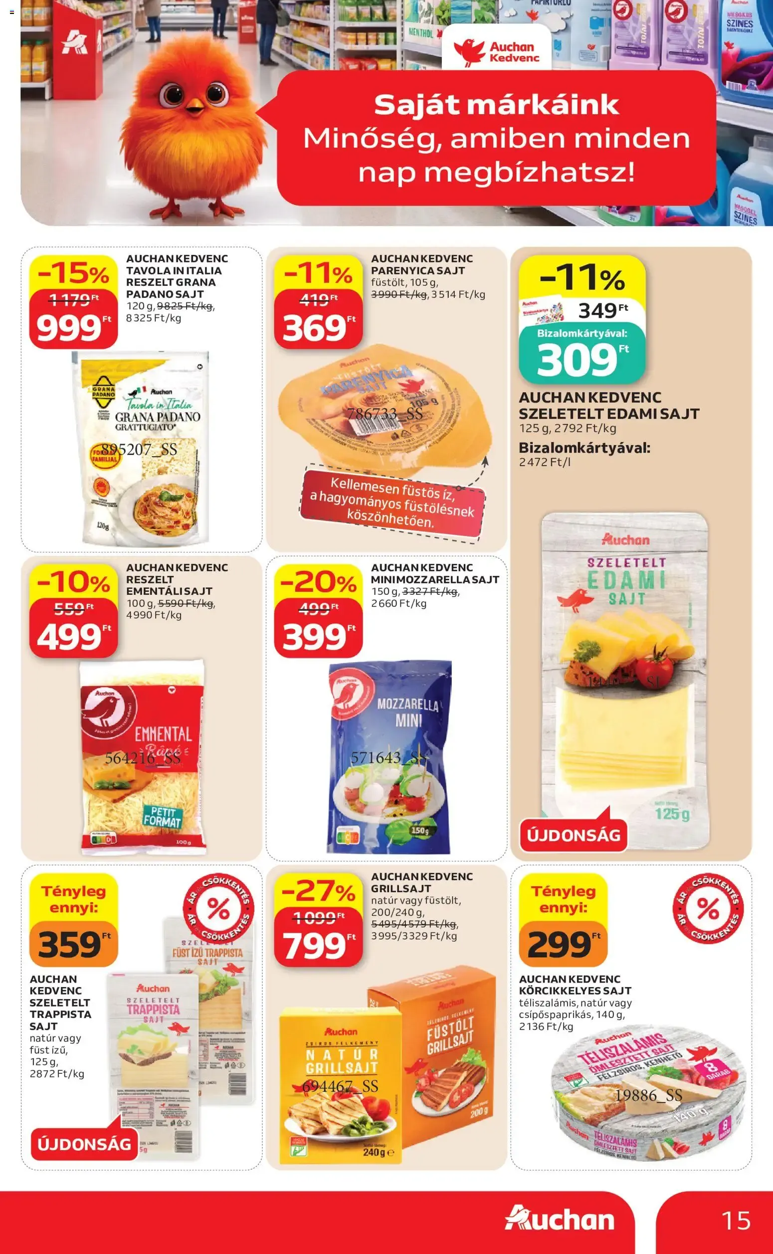 Katalógus Auchan hipermarket szeptember 17.-tól szeptember 23.-ig 2026. - Oldal 15