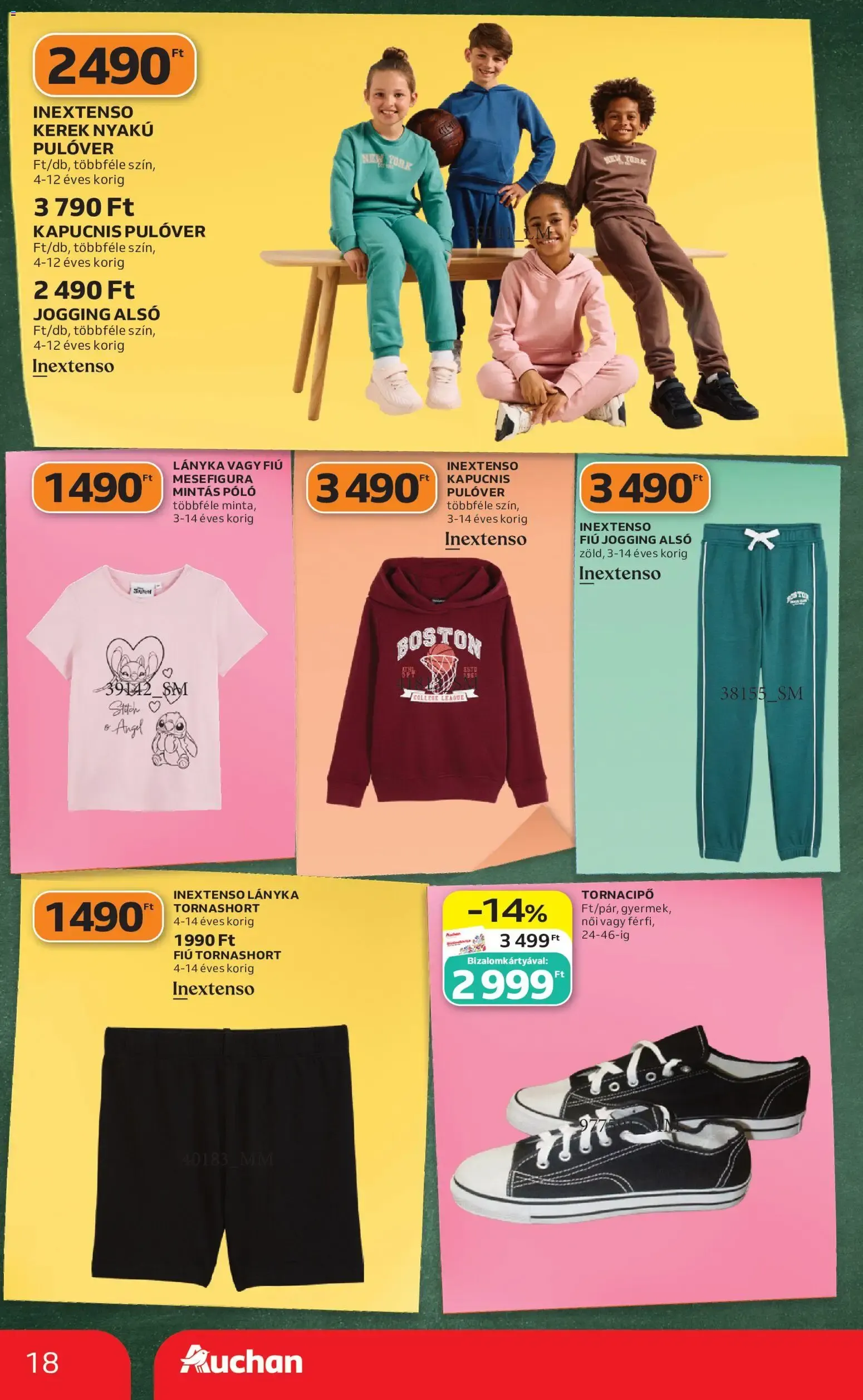 Katalógus Auchan Iskolakezdési ajánlatok - 2026.07.23. -tól/töl > akció, lapozható szórólap 🛍️ július 23.-tól július 29.-ig 2026. - Oldal 18