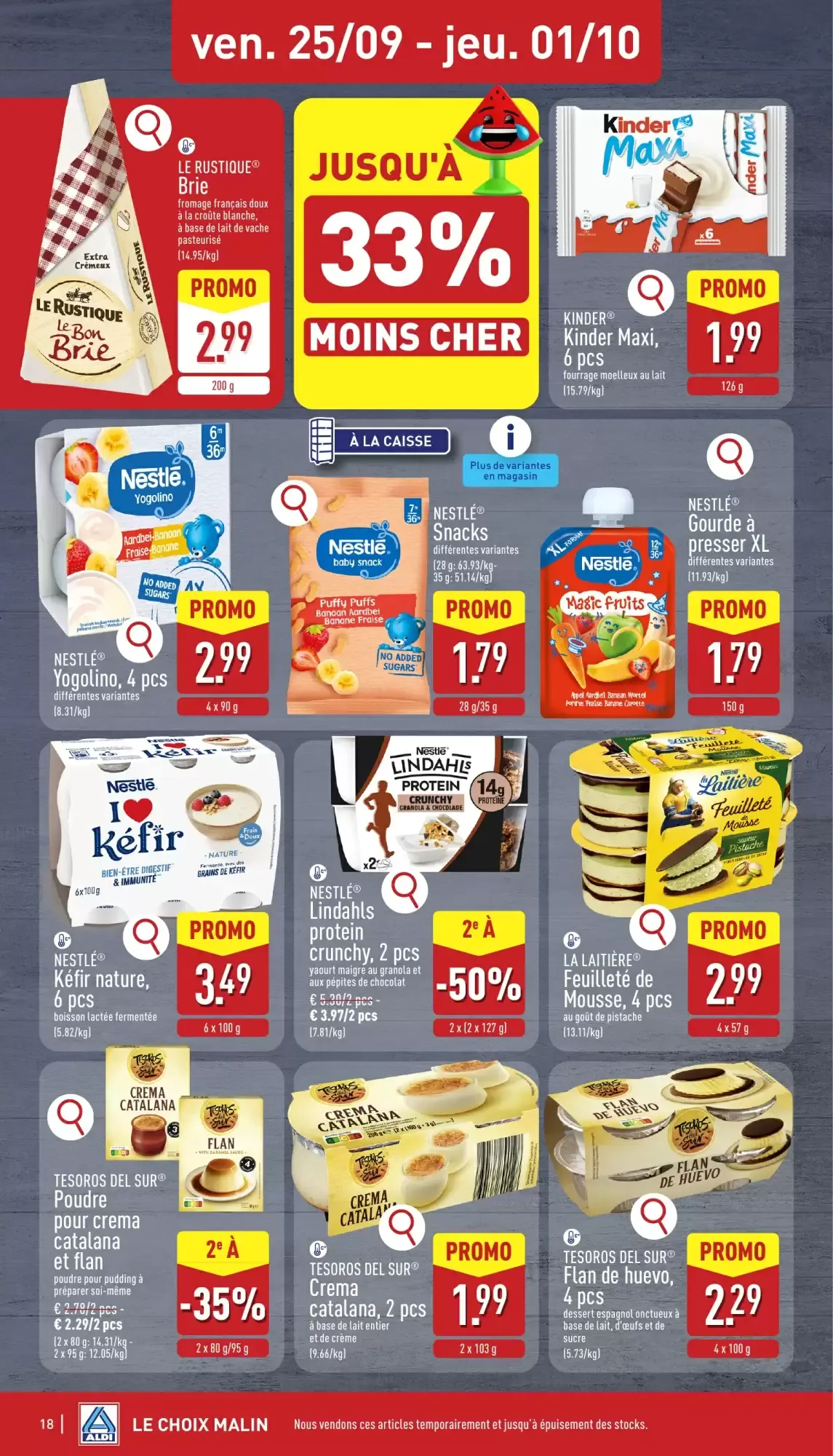ALDI Dépliant du 21/09 au 26/09 van 21 september tot 26 september 2026 - folder pagina 18