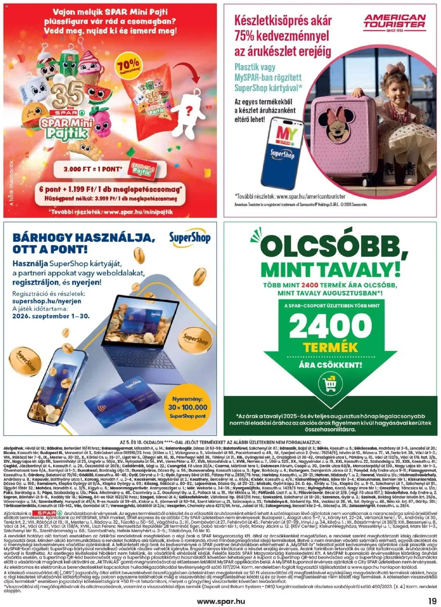 Katalógus Spar akciós újság - 2026.09.03.-tól szeptember 3.-tól szeptember 9.-ig 2026. - Oldal 19