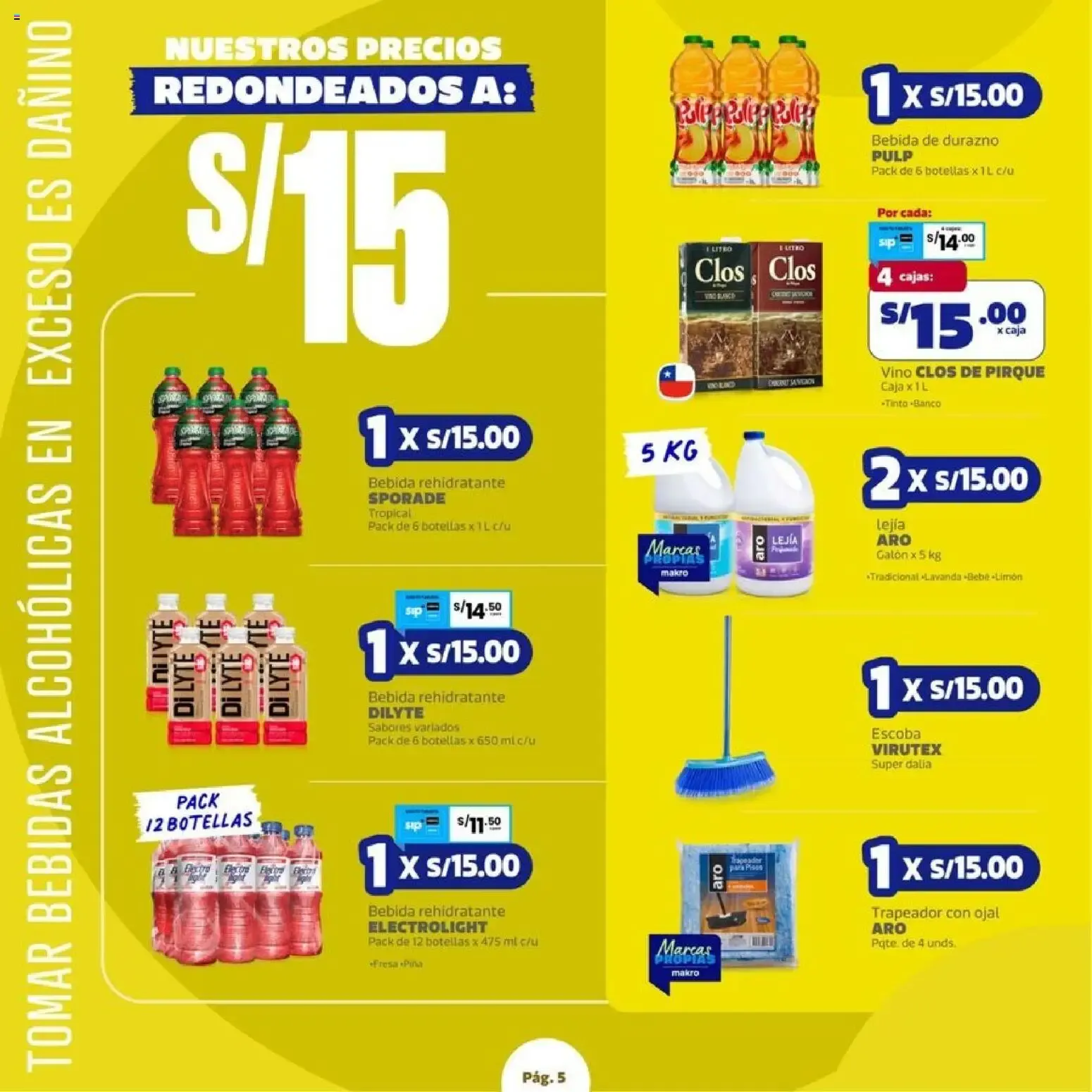 Catalogo de Makro: Vuelven los Precios Redondos 27 de agosto al 9 de setiembre 2026 - Pag 5
