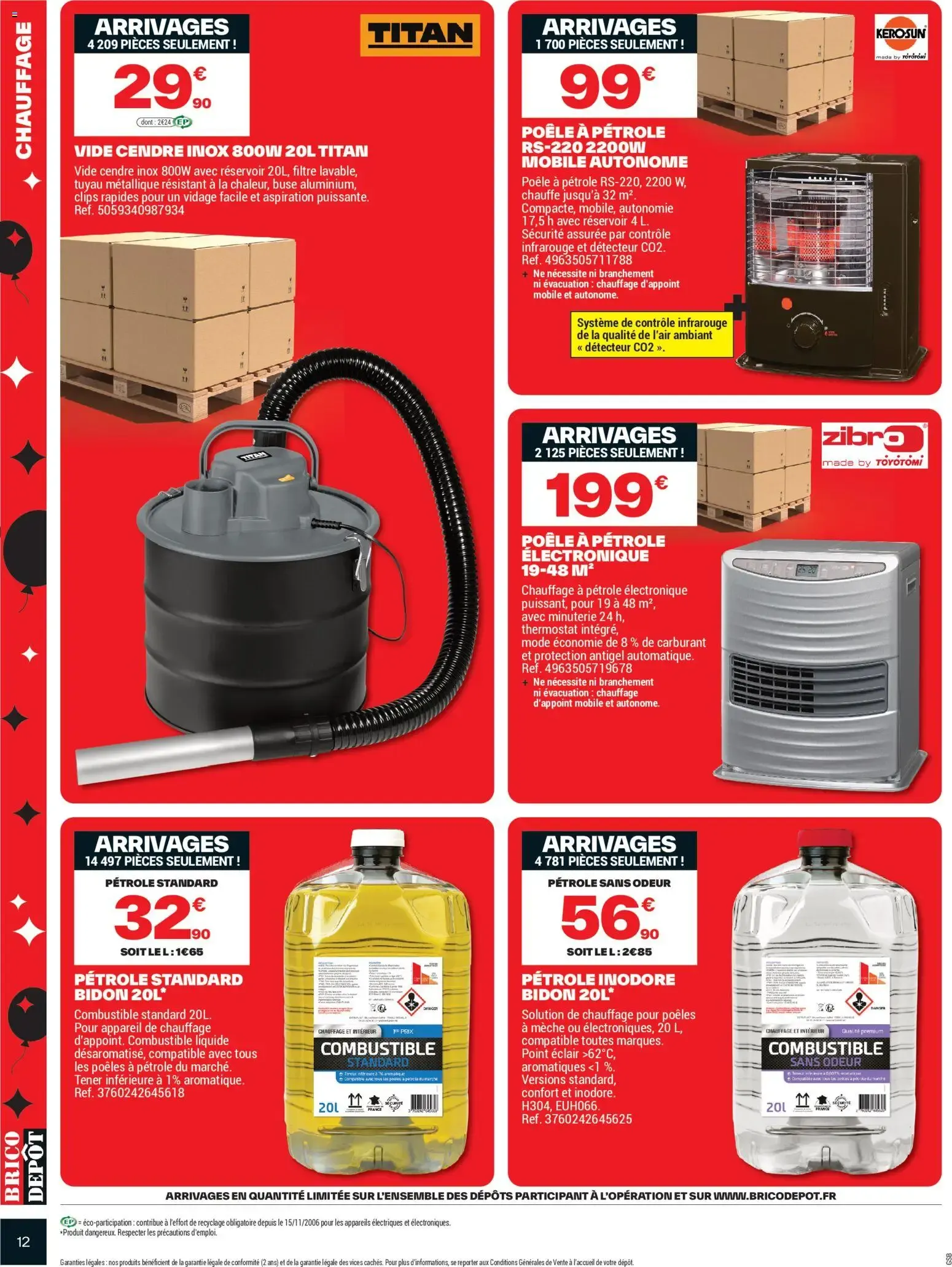 Brico Dépôt - l'anniv à prix dépôt à partir du 16/10/2026 - promo en ligne du 16 octobre au 29 octobre 2026 - Catalogue page 12