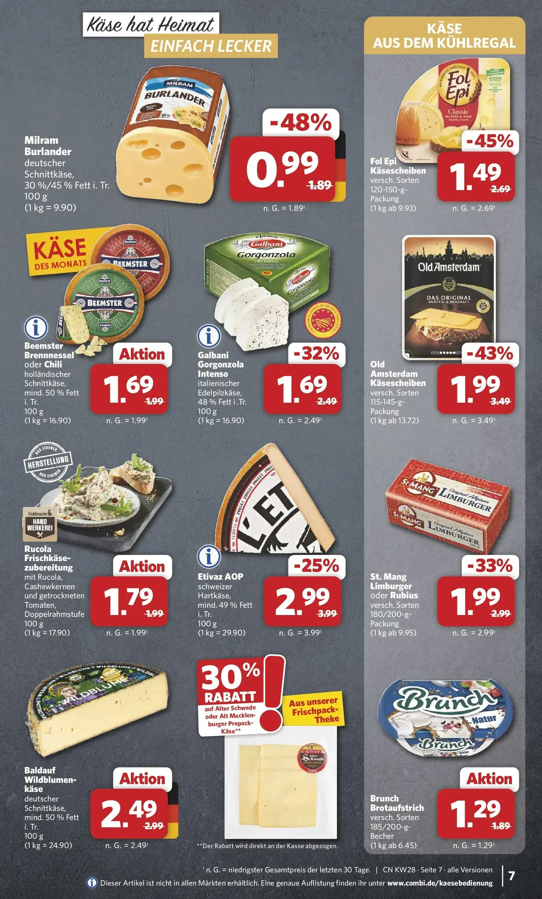 Combi Prospekt – von Montag 06.07.2026 bis Samstag 11.07.2026 von 6. Juli bis 11. Juli 2026 - Prospekt seite 7