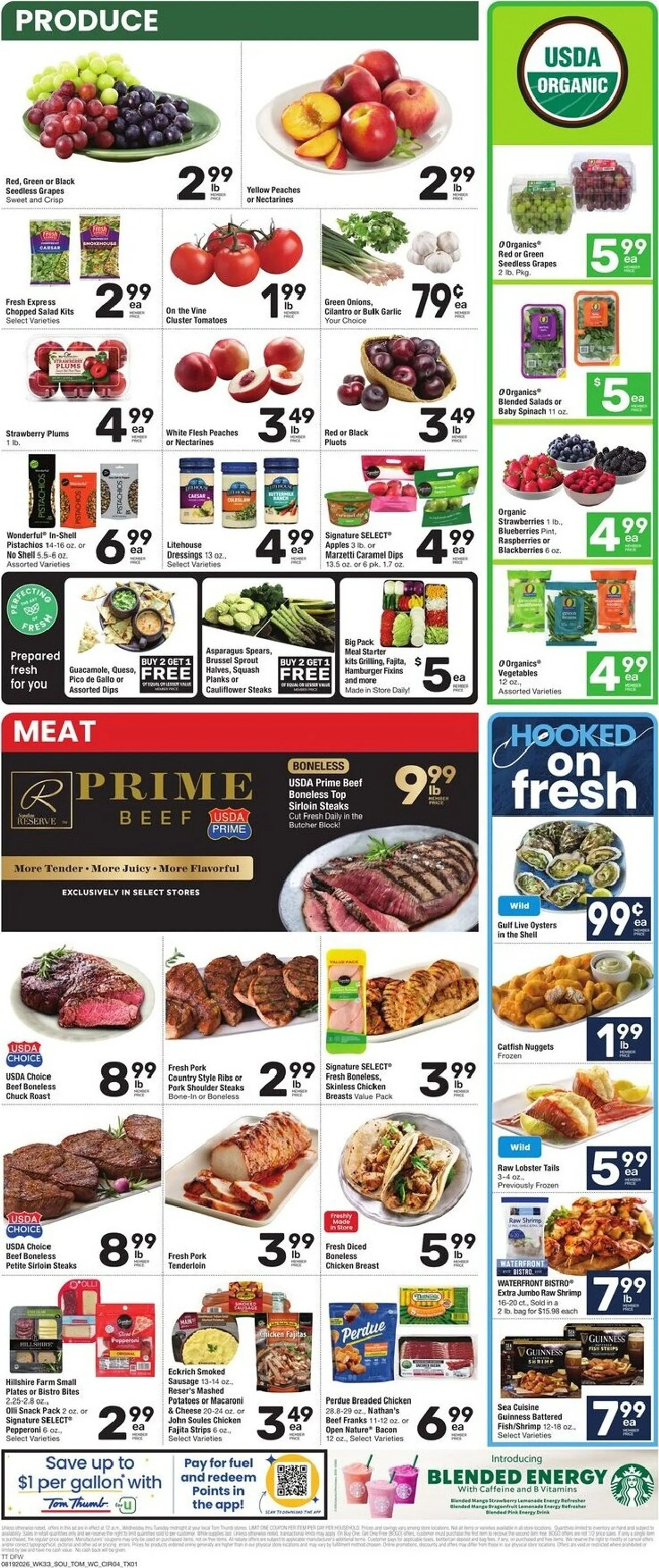 Weekly promotion Future Tom Thumb flyer valid from Wednesday 08/19/2026 to Tuesday 08/25/2026 spanning from August 19 to August 22 2026 - Page 4 for Catalogue 365