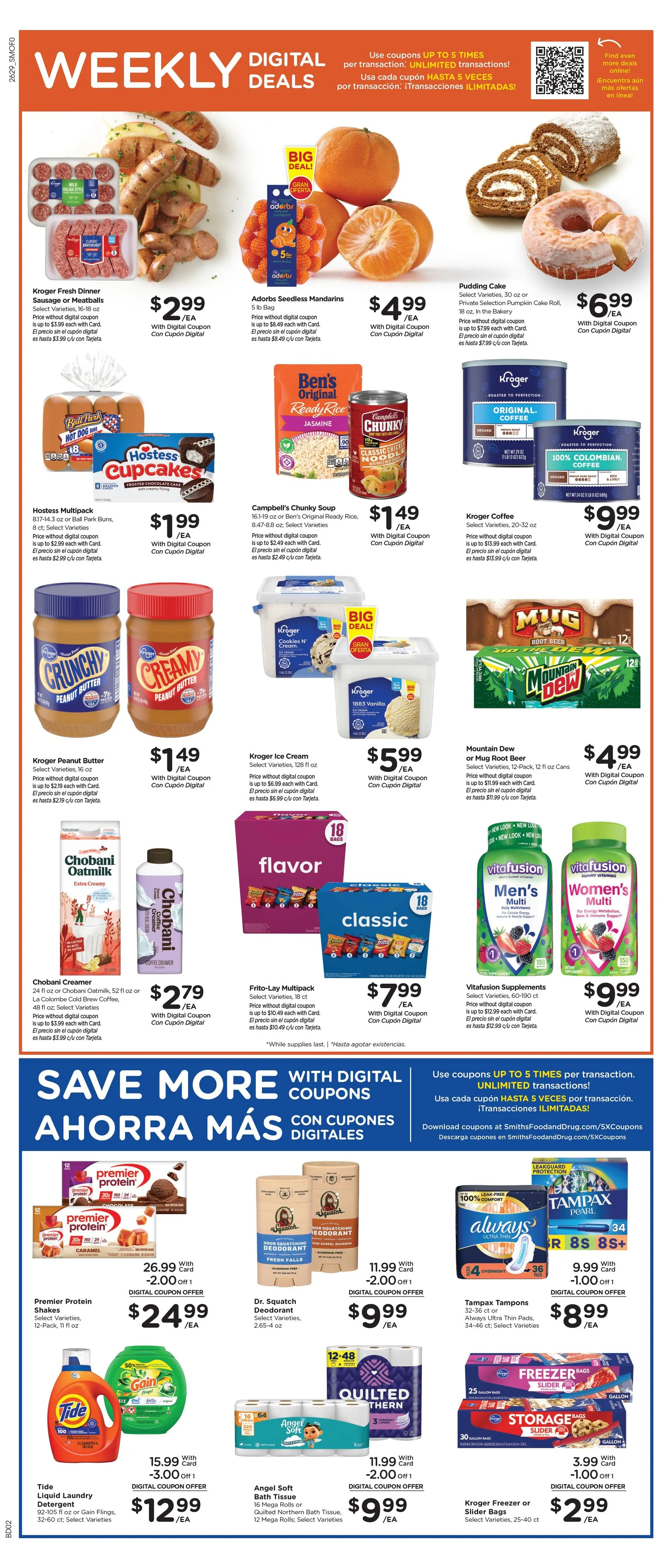 Weekly promotion Current Smith's leaflet valid from Wednesday 08/19/2026 to Tuesday 08/25/2026 spanning from August 19 to August 25 2026 - Page 5 for Catalogue 365