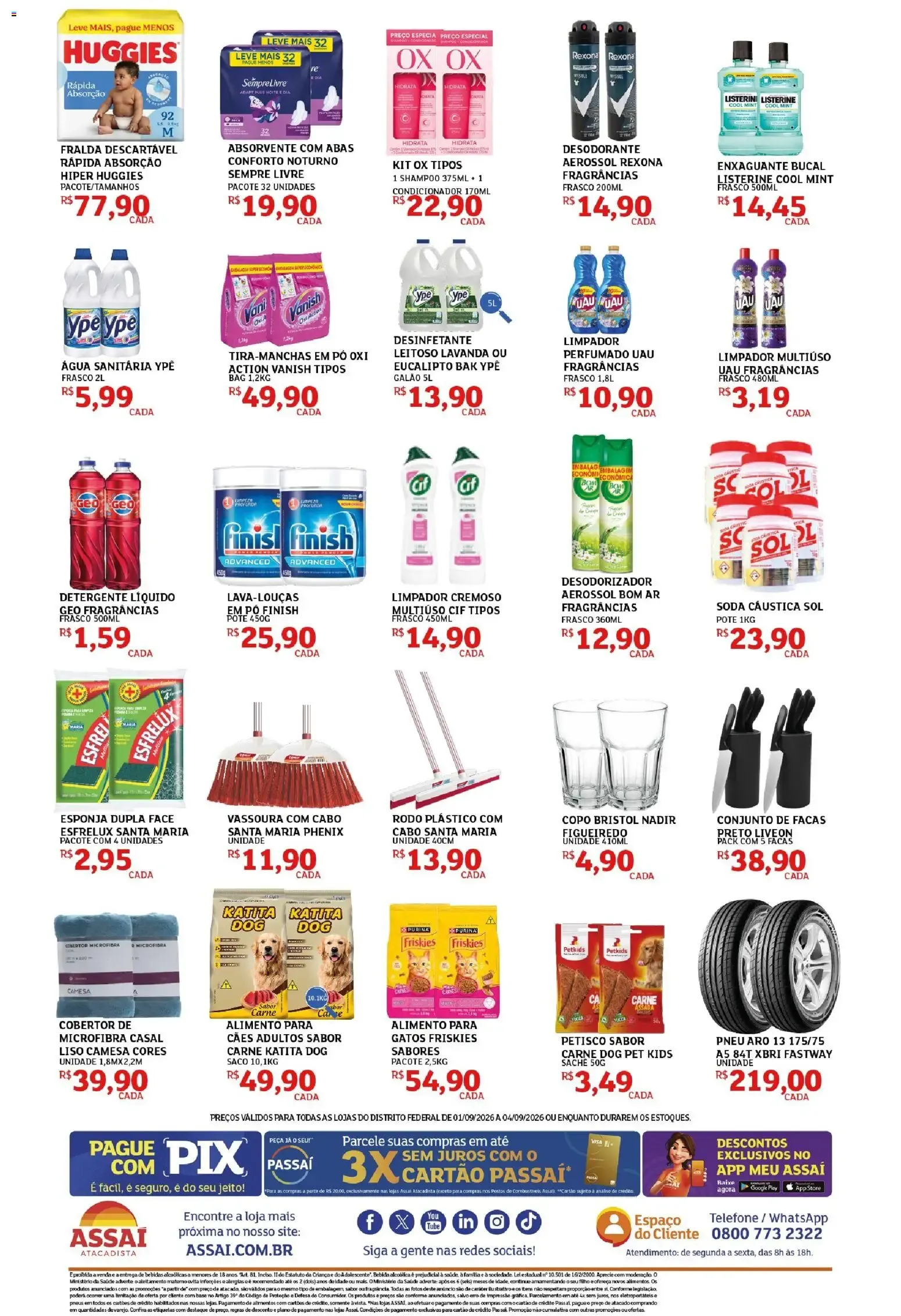 Encarte de Assaí Atacadista ofertas - DF de 01/09/2026 | Promoções Online 1 de setembro até 4 de setembro 2026 - Pagina 4