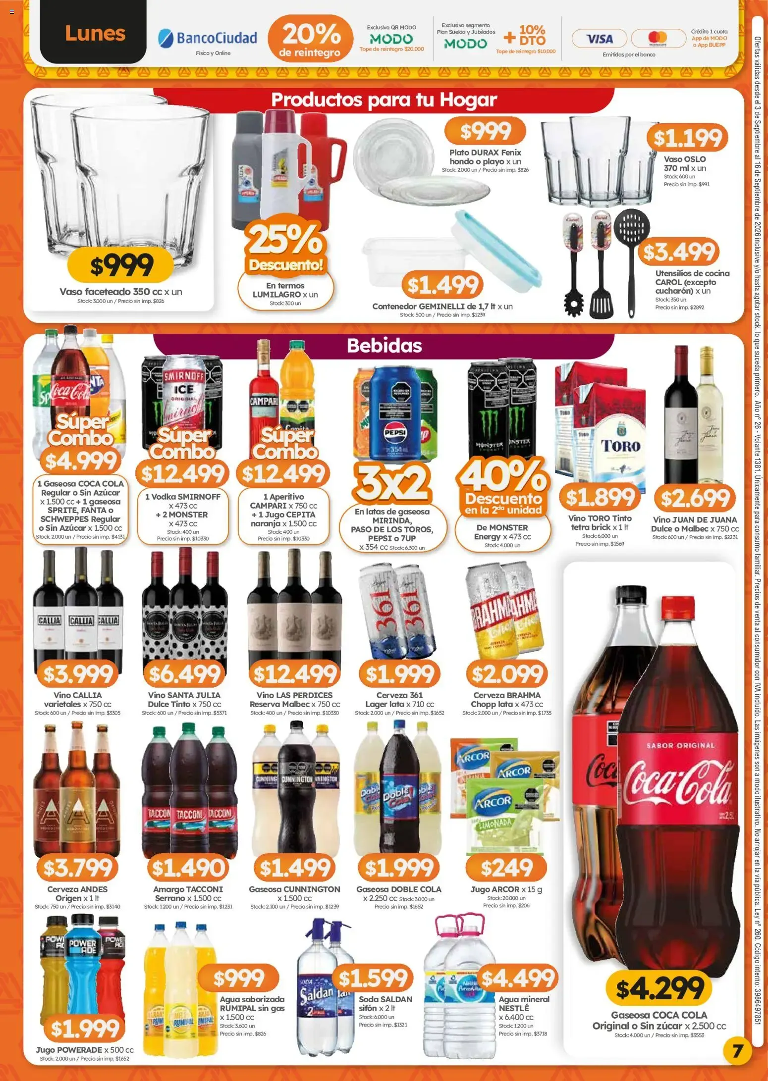 Ofertas de Cordiez - Ofertas || del 03/09/2026 - 16/09/2026 || Catálogo 3 de septiembre al 16 de septiembre 2026 - Página 7 del catálogo