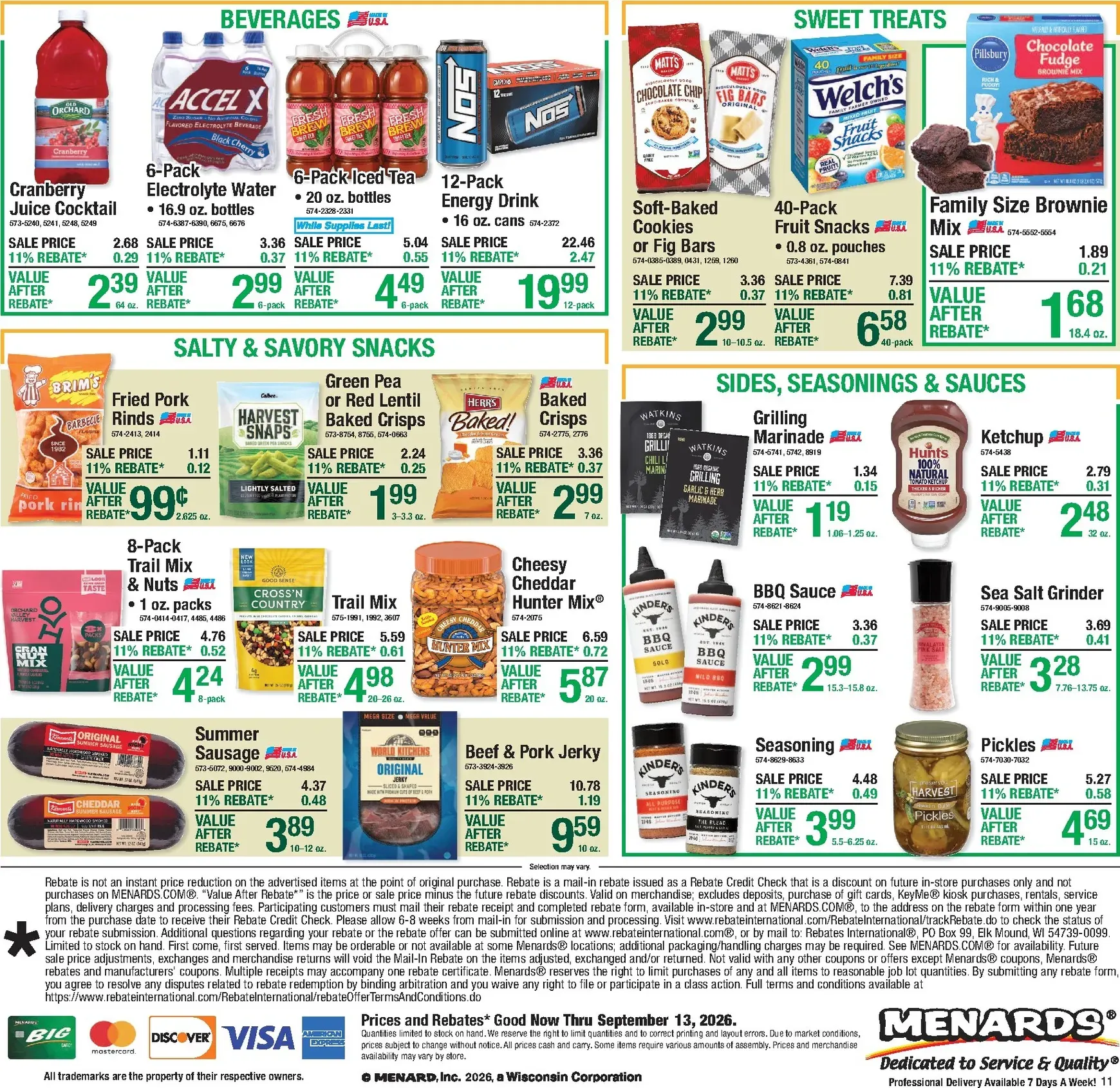 Weekly ad 11% REBATE ON EVERYTHING! from September 3 to September 13 2026 - Page 19
