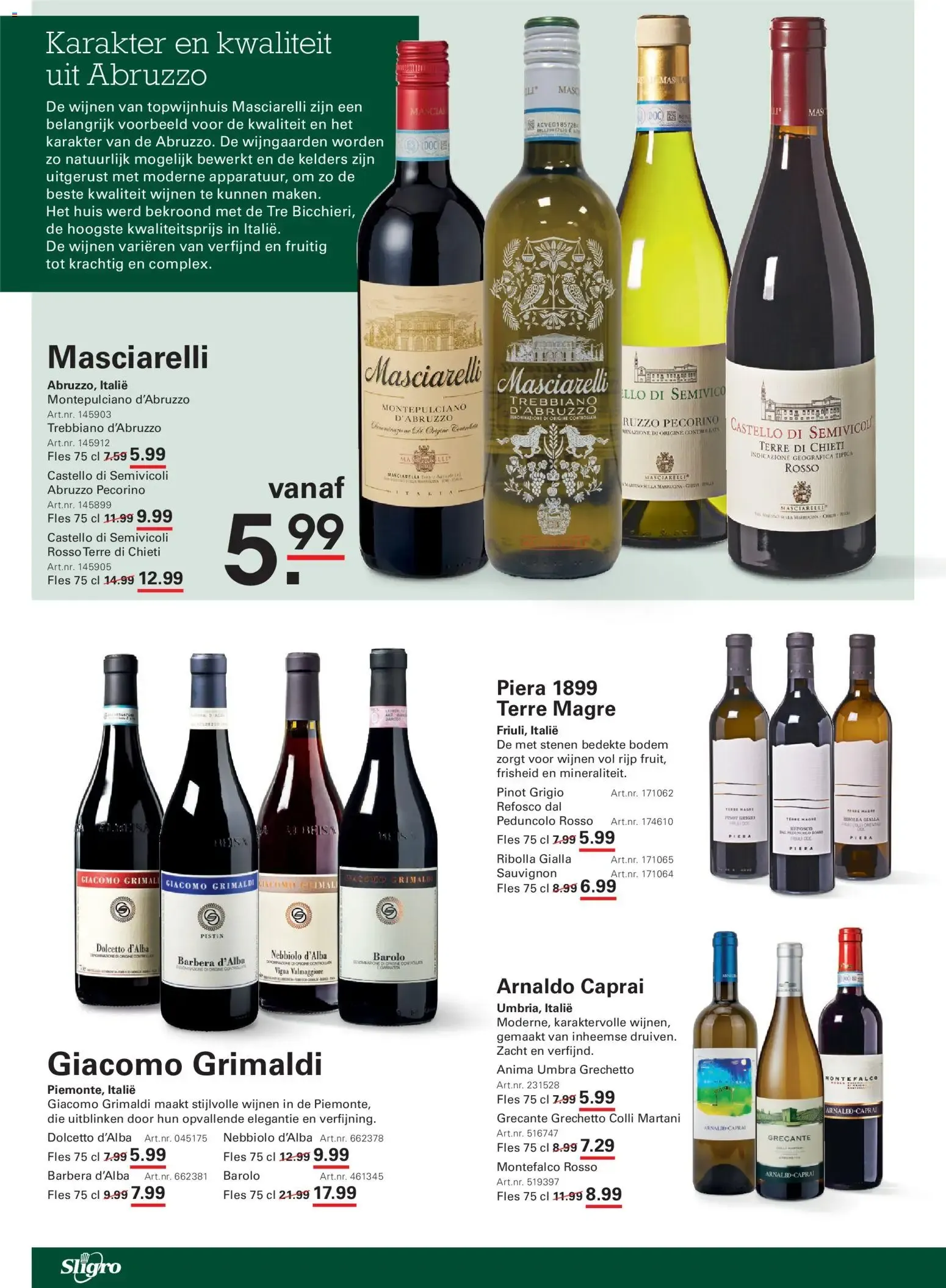 Sligro Vinos van 15 oktober tot 26 oktober 2026 - Folder pagina 4