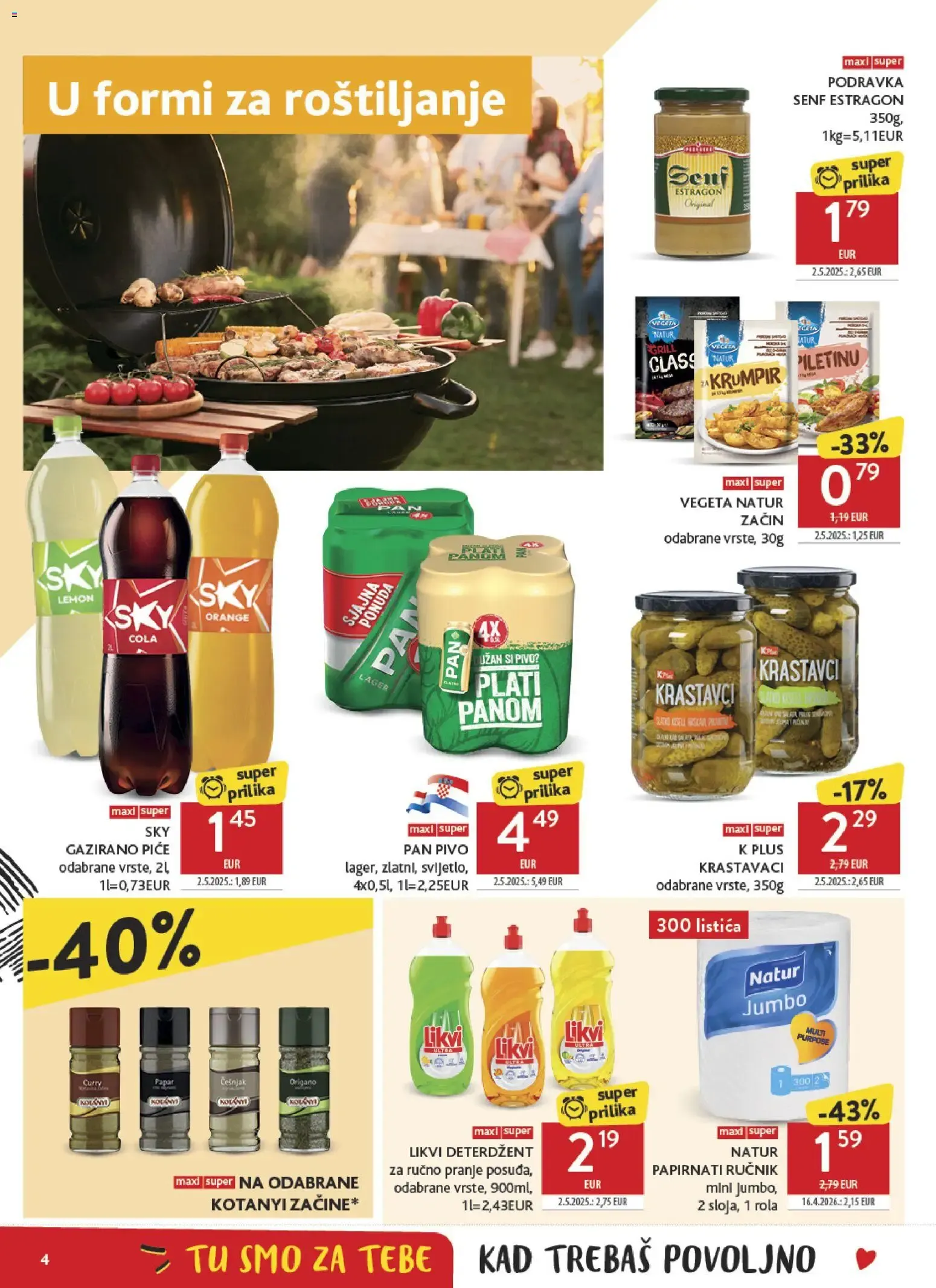Katalog Konzum Katalog novi od 04.08.2026 na listanje > letak digitalni od 4. kolovoza do 11. kolovoza 2026. - Pregled Stranica 4